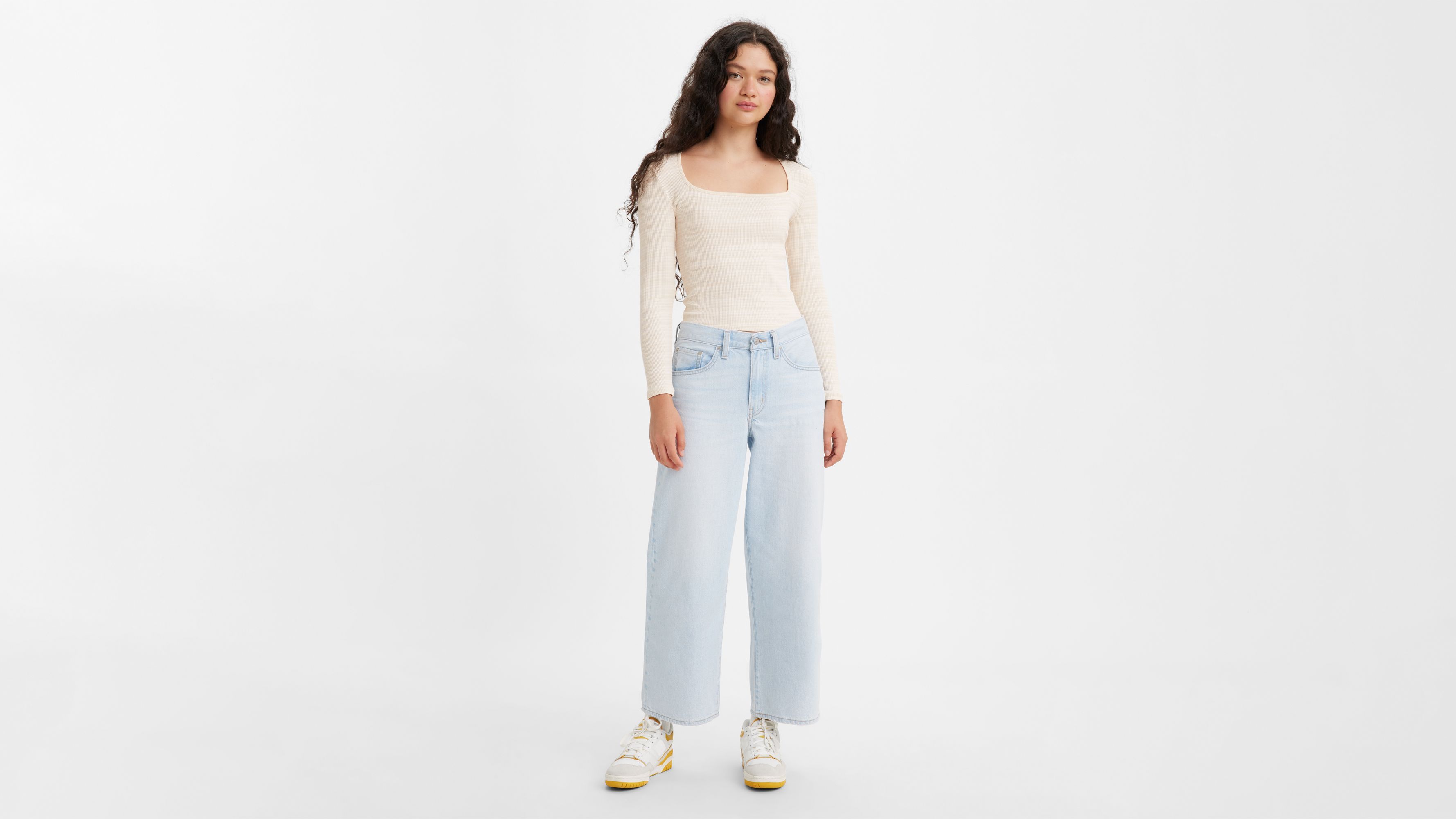 Baggy High Water Jeans