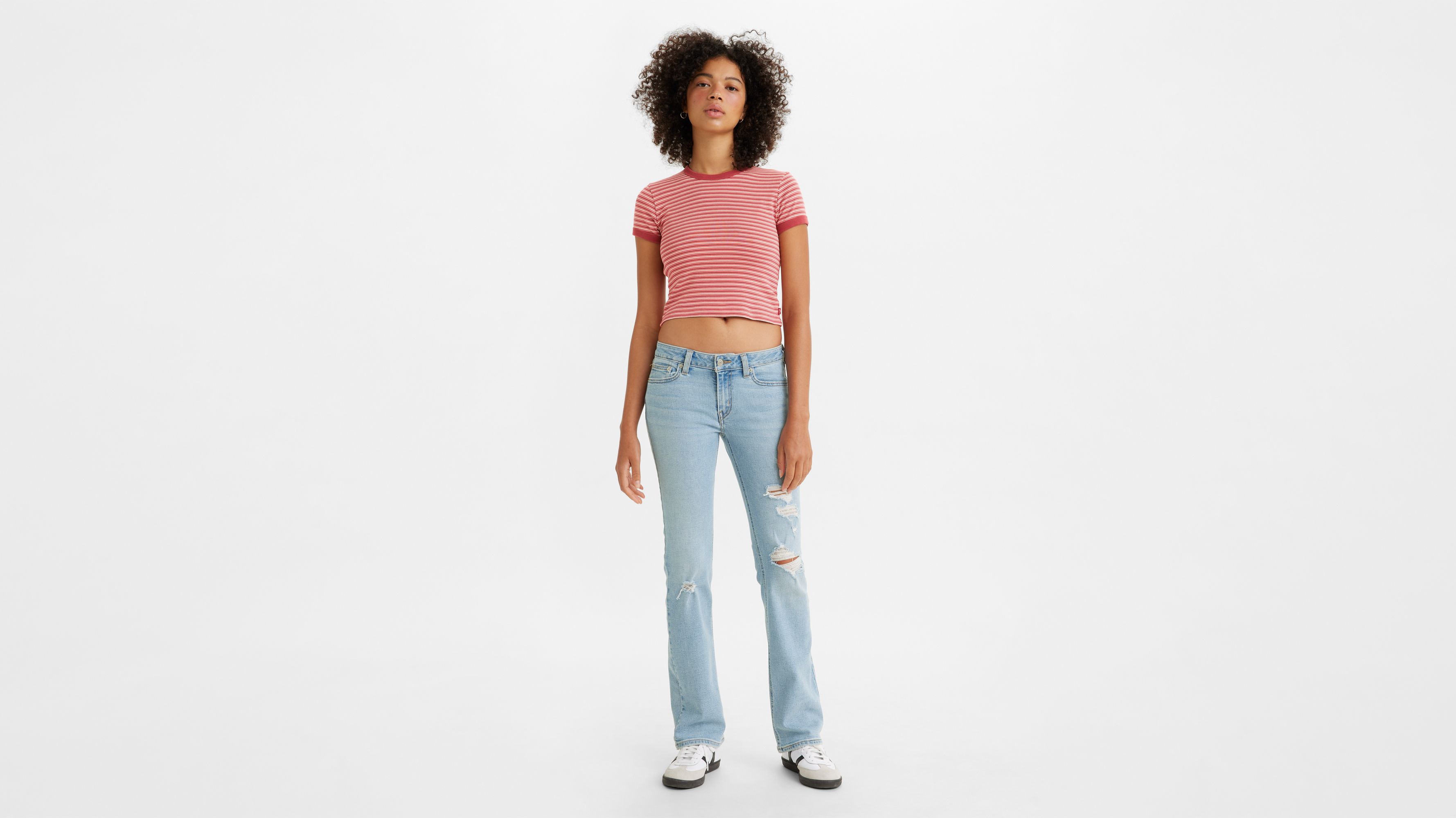 Superlow Bootcut Women's Jeans - Light Wash