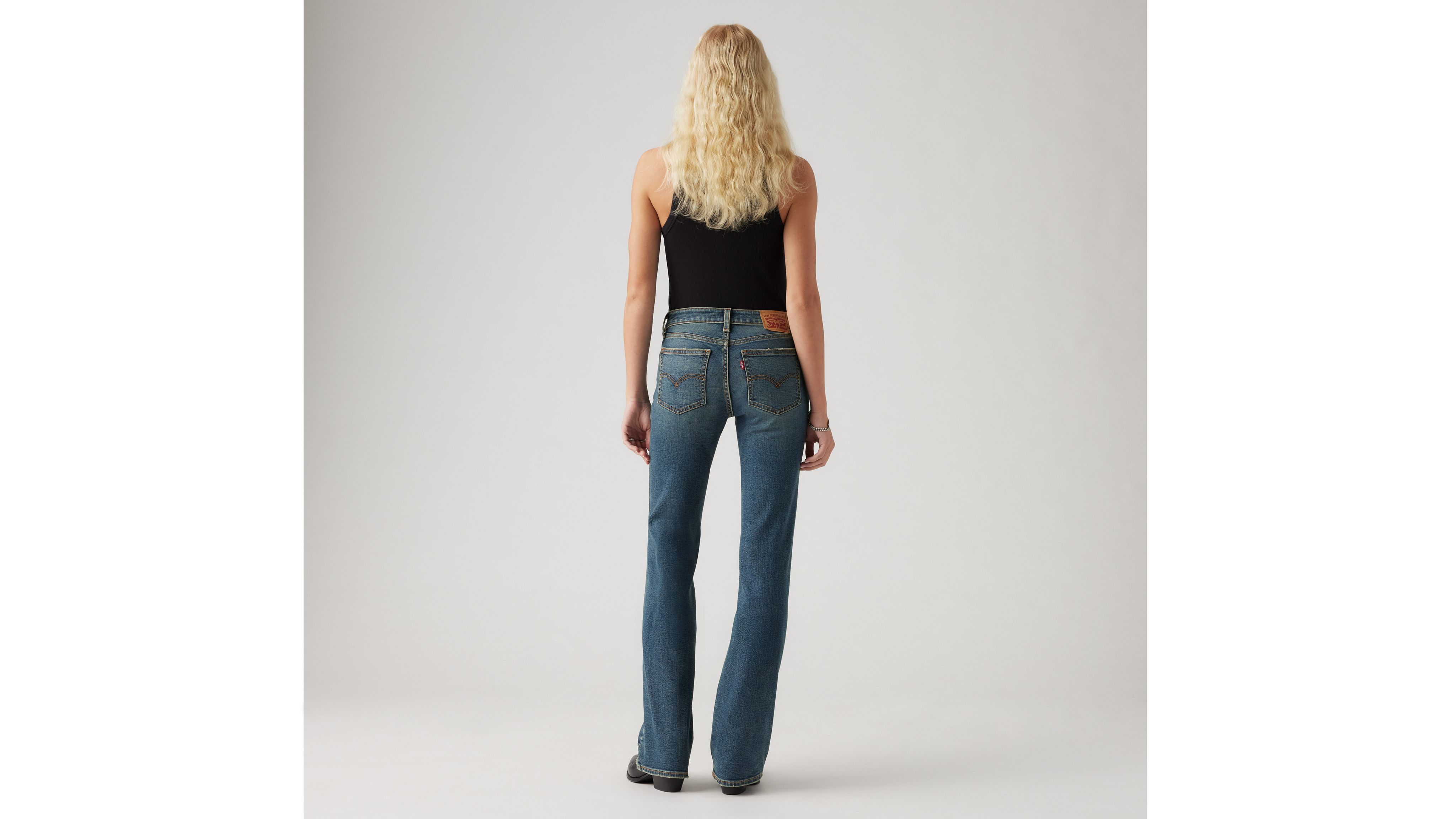 Superlow Bootcut Women's Jeans - Dark Wash