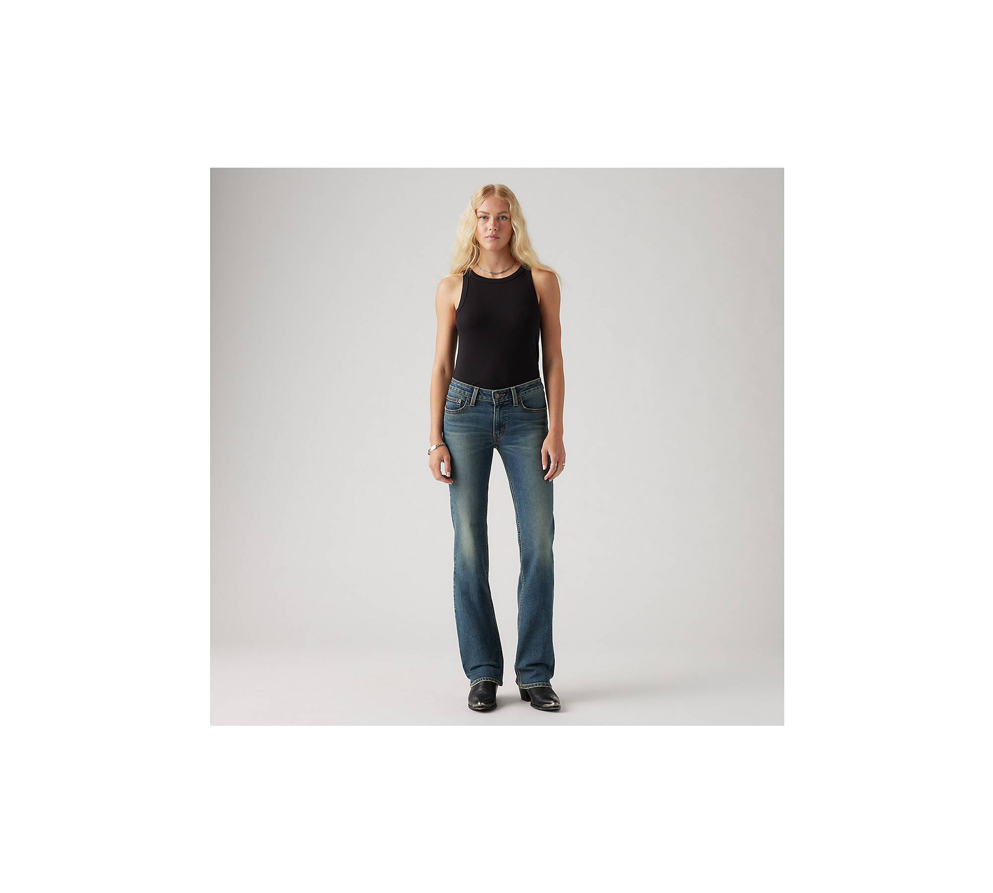Superlow Bootcut Women's Jeans - Dark Wash