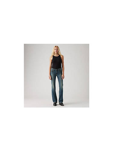 리바이스 Levi Superlow Bootcut Womens Jeans,Show on the Road - Dark Wash