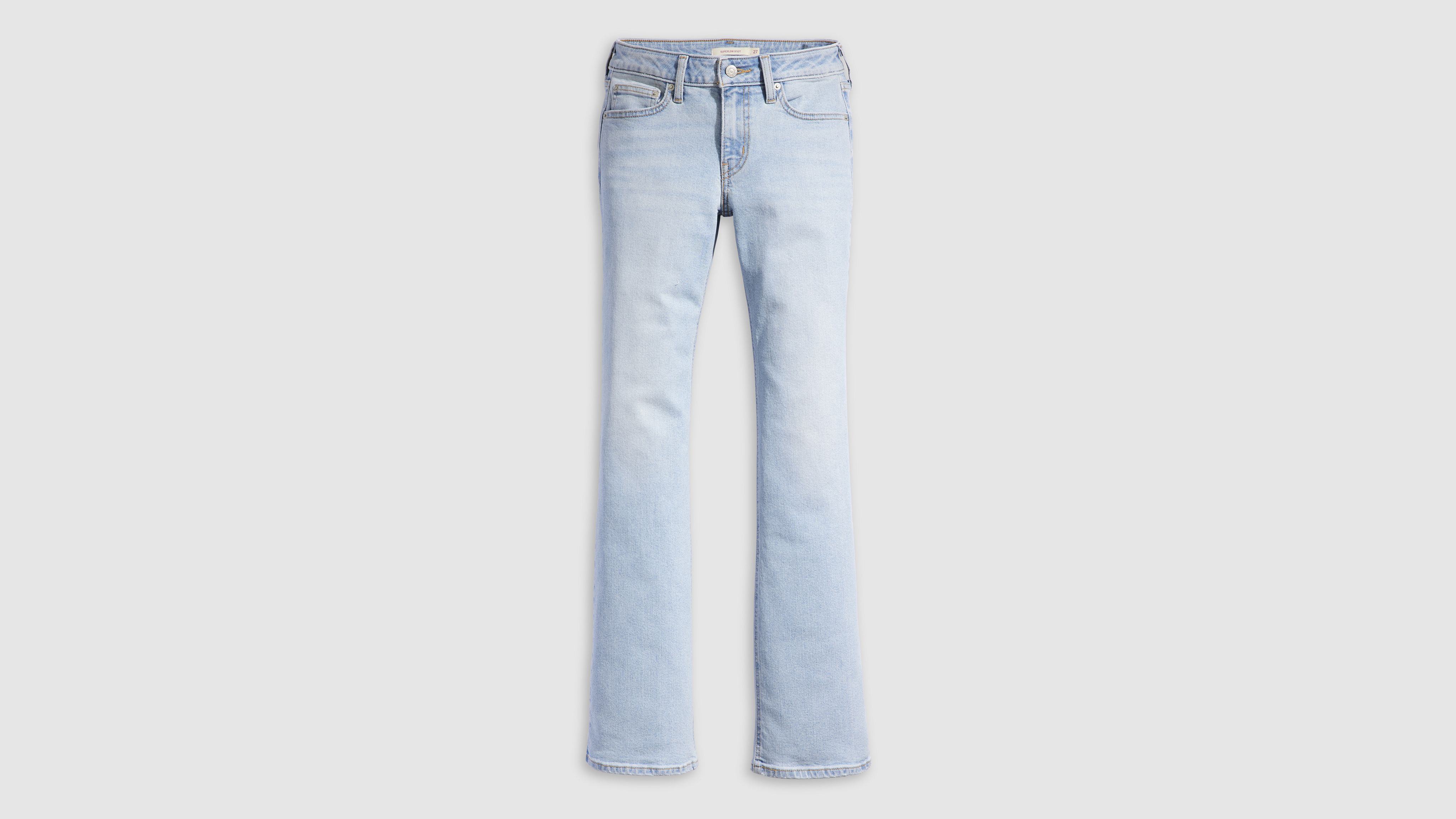 Baggy Bootcut Women's Jeans - Light Wash