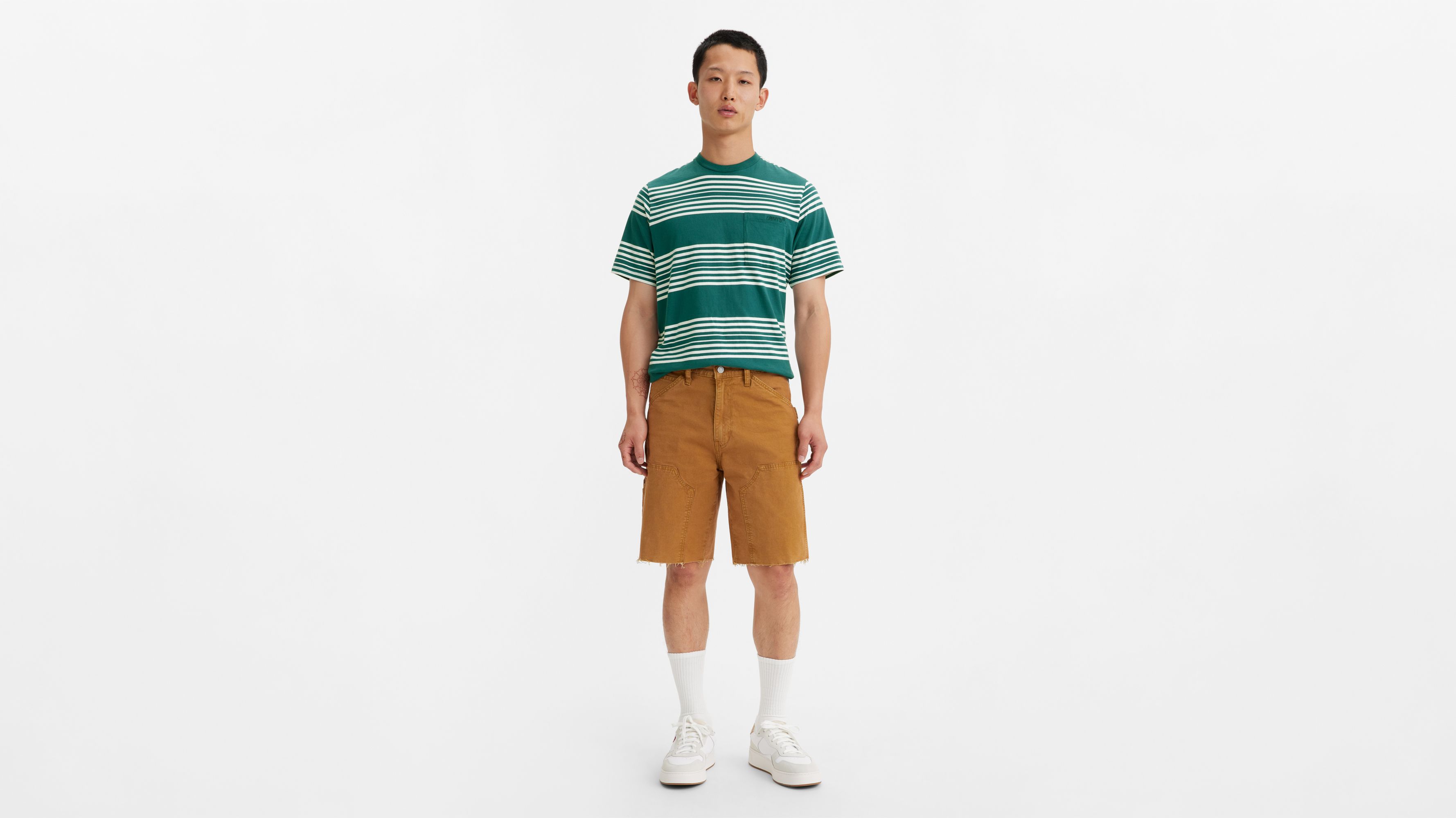 Avklippta snickarshorts 1