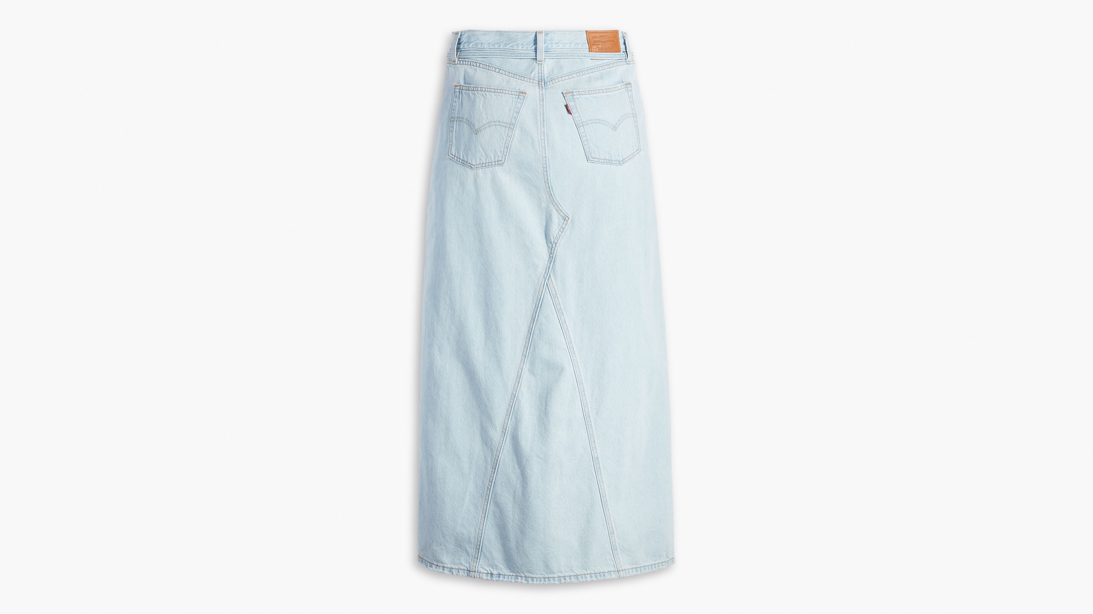 Iconic Long Skirt - Medium Wash