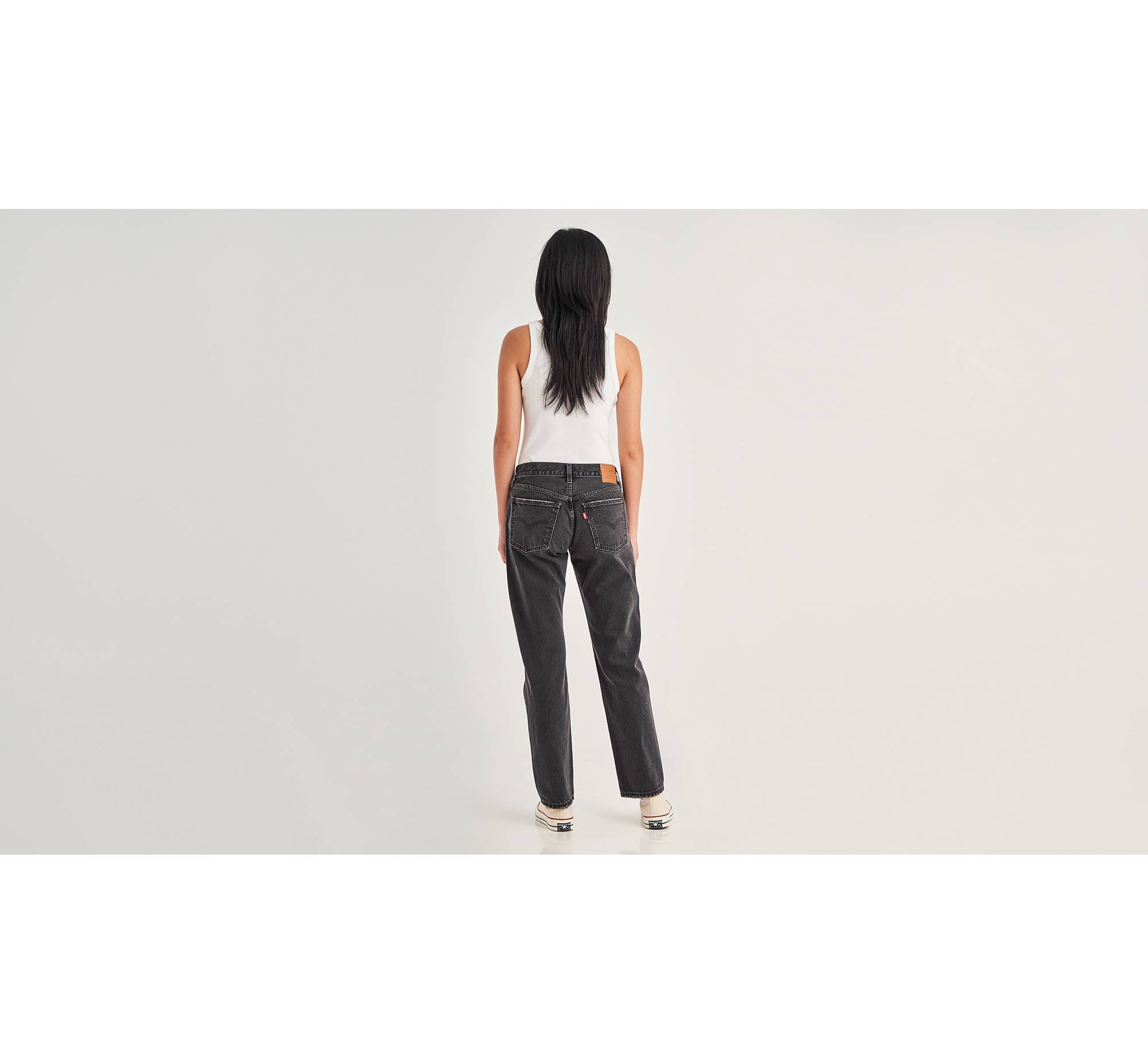 Middy Straight Jeans - Black | Levi's® MD