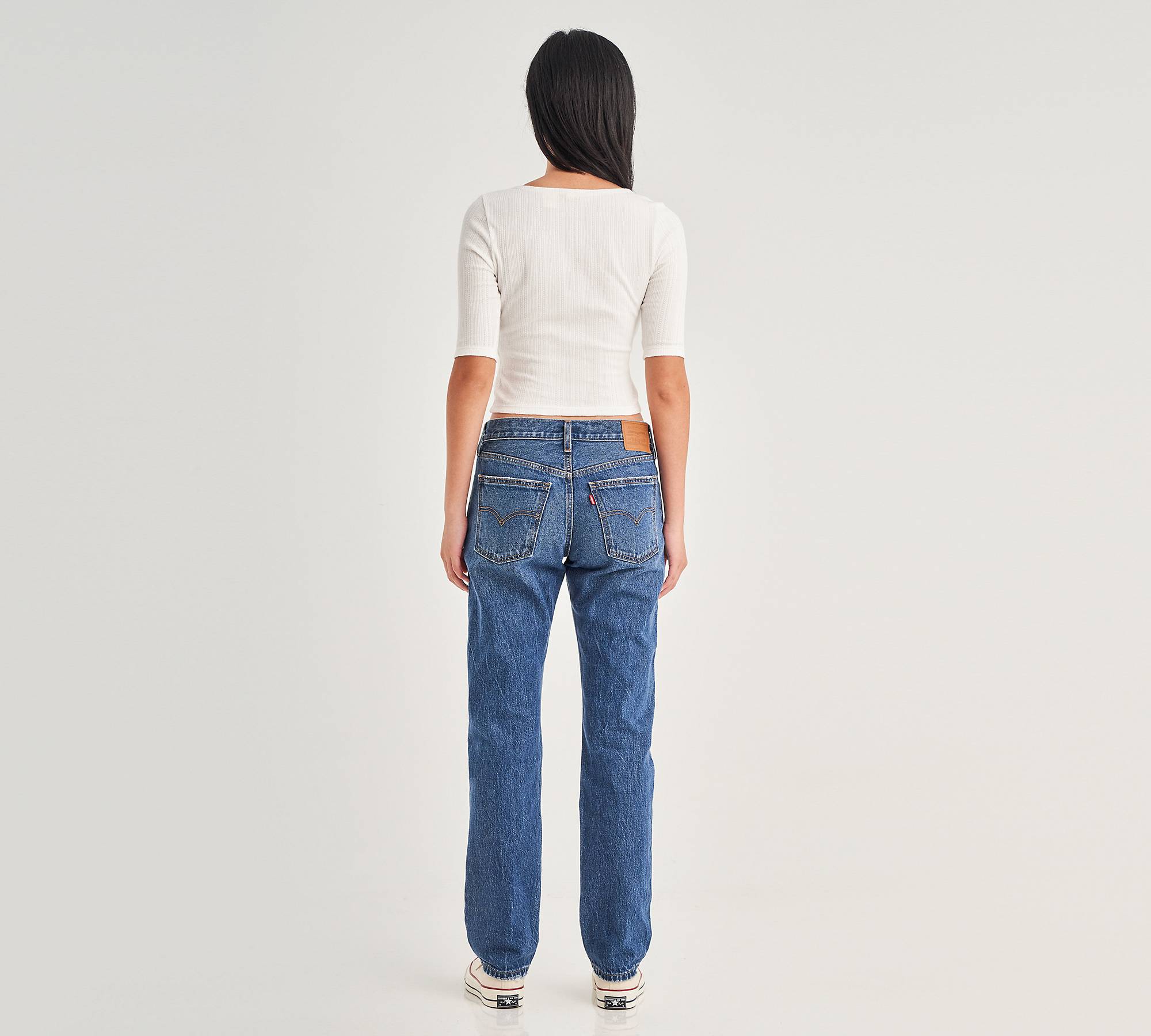 Middy Straight Jeans - Blue | Levi's® SE