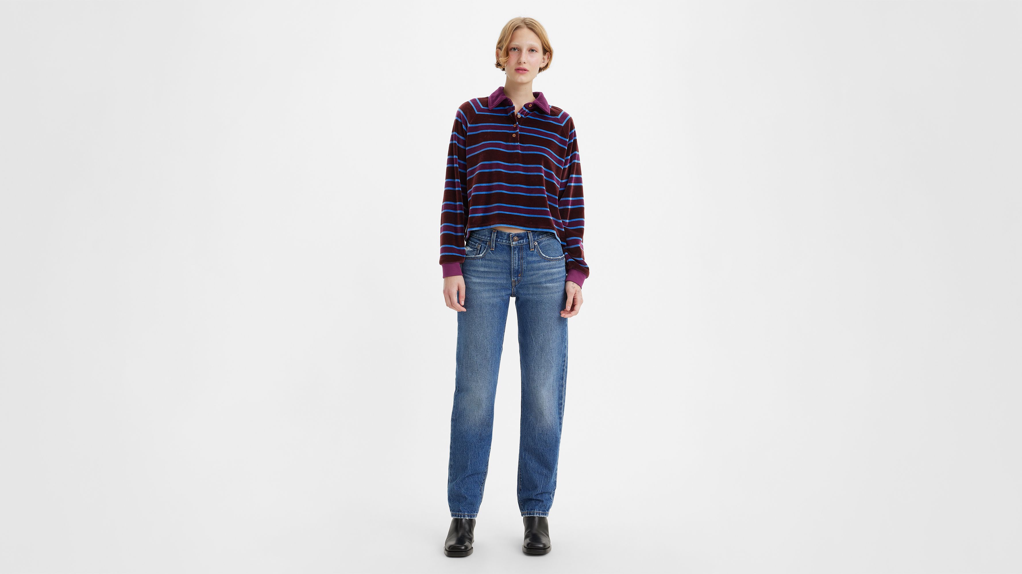 Middy Straight Women's Jeans - Dark Wash | Levi's® CA