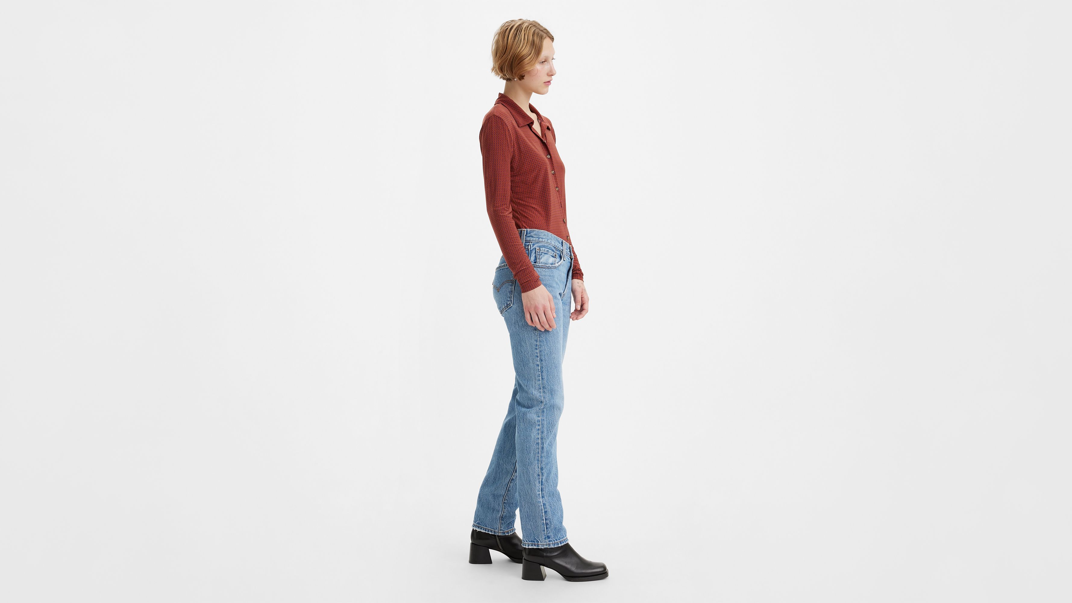 Middy Straight Women's Jeans - Medium Wash | Levi's® CA