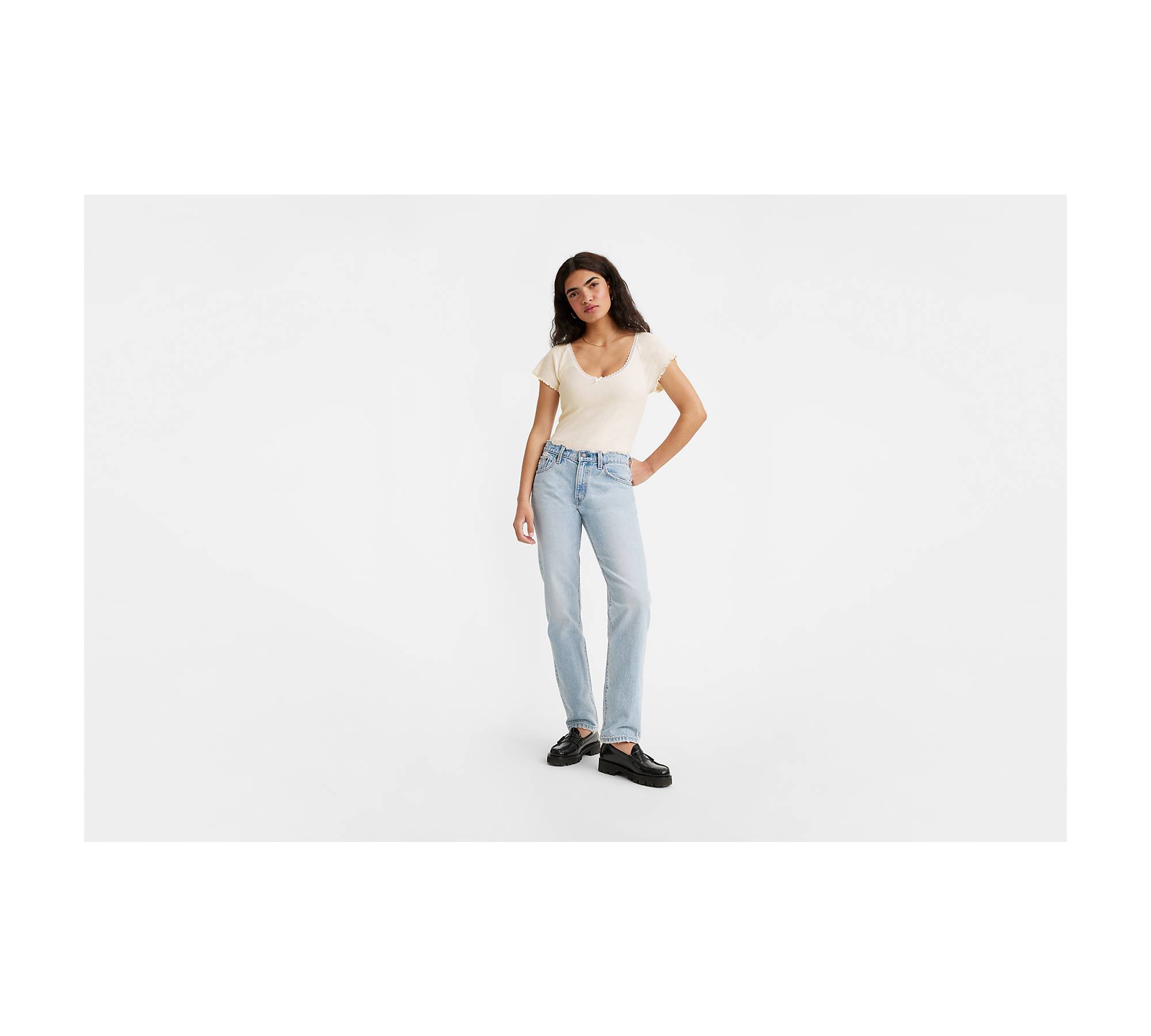 Middy Straight Women's Jeans - Light Wash | Levi's® US