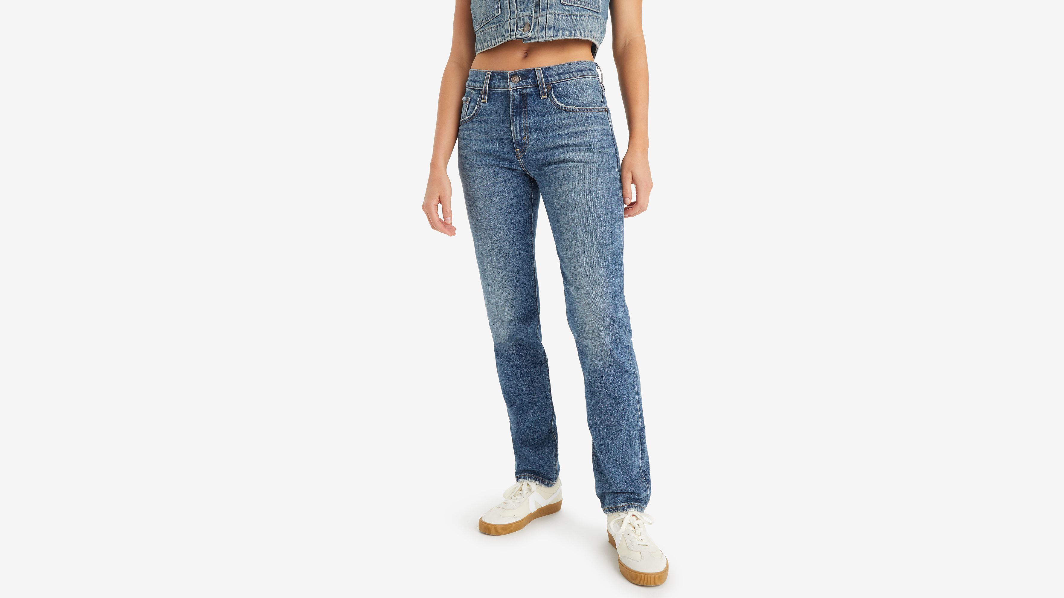 Middy Straight Women's Jeans - Medium Wash | Levi's® US