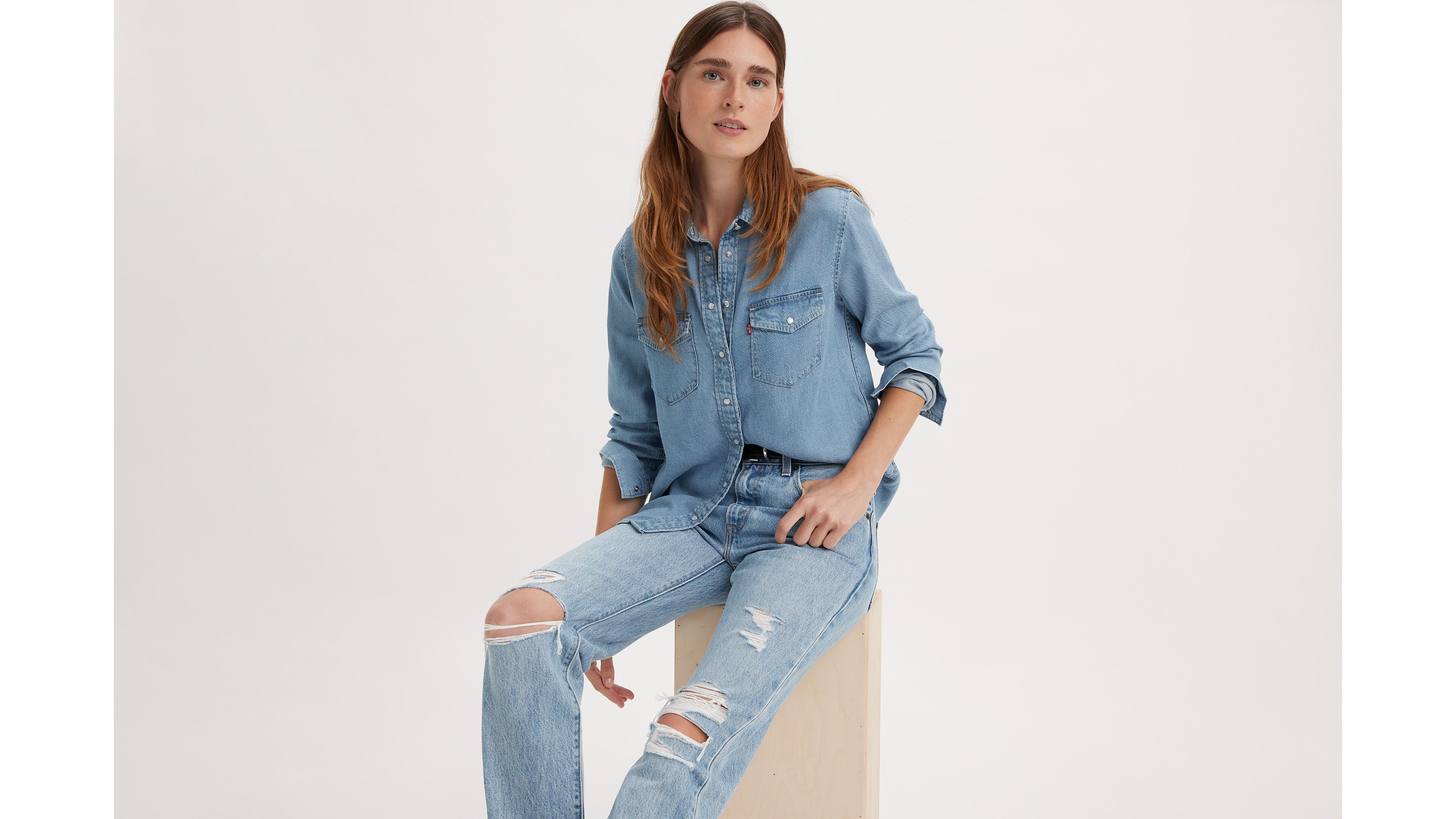 Middy Straight Women's Jeans - Light Wash | Levi's® US