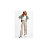 High Rise Pleated Baggy Trousers 1