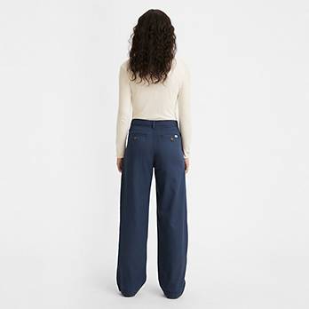 High Rise Pleated Baggy Trouser Pants 4