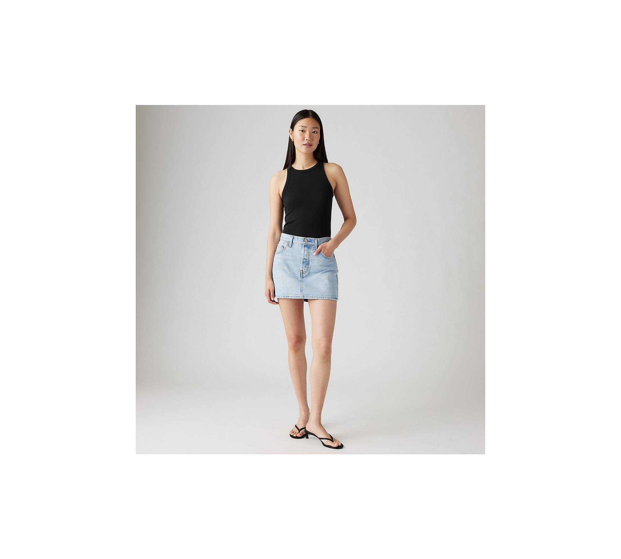 kort Bliv klar høste Icon Skirt - Light Wash | Levi's® US