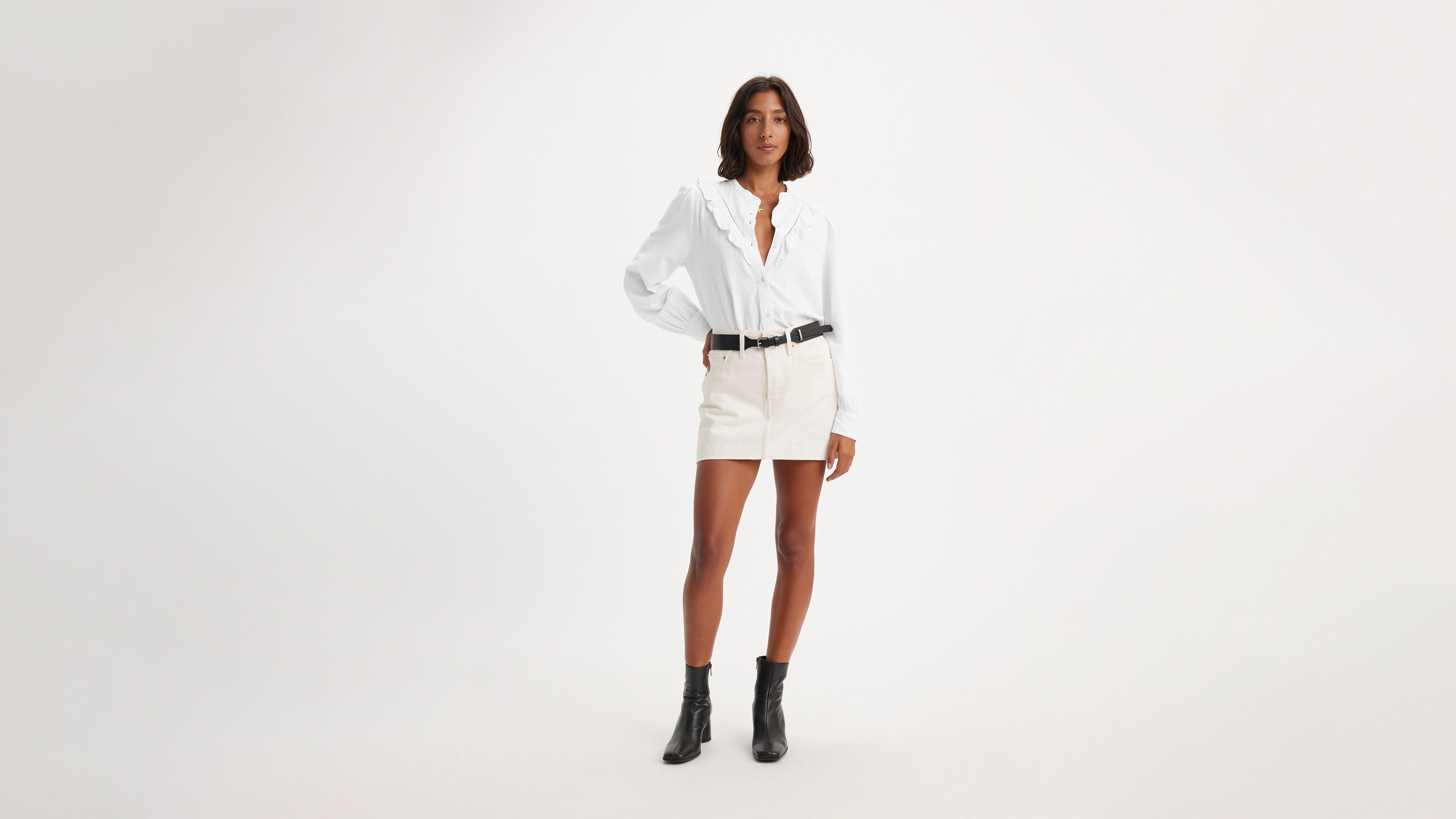 Icon Skirt - White | Levi's® US