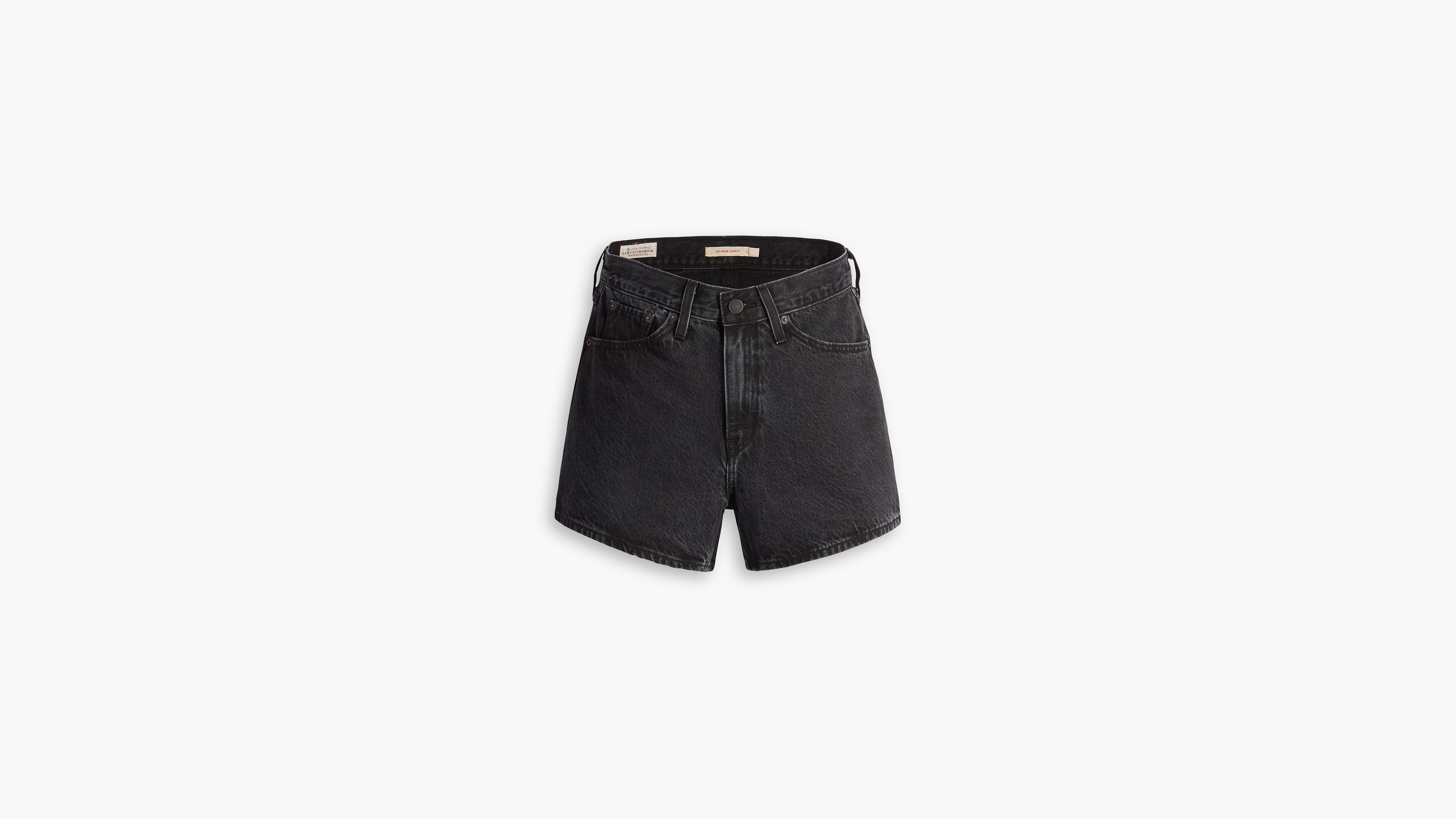 80's Mum Jeans Shorts 80's Mom Shorts Black Levi's® NL