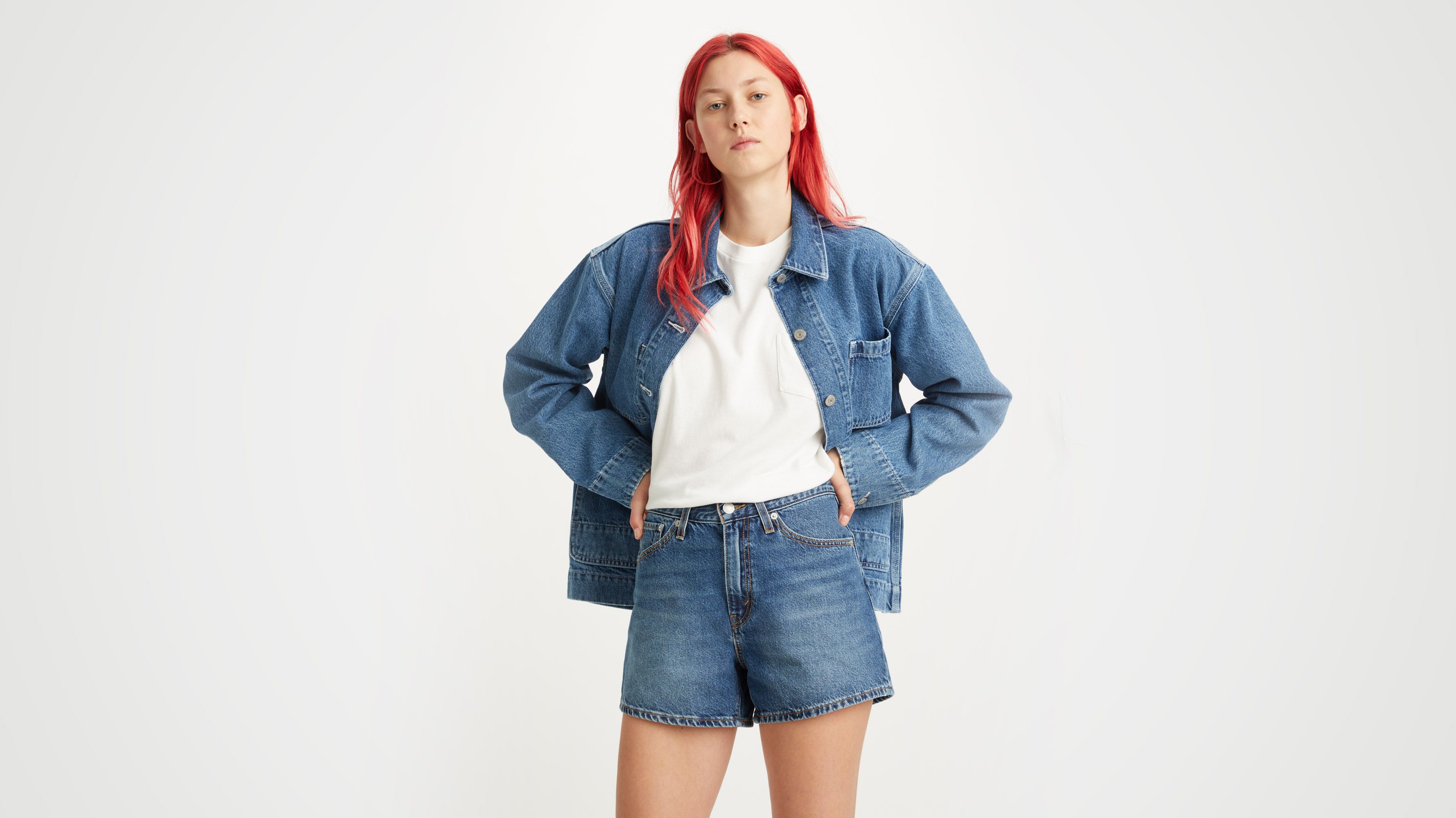 Levi mom best sale jean shorts