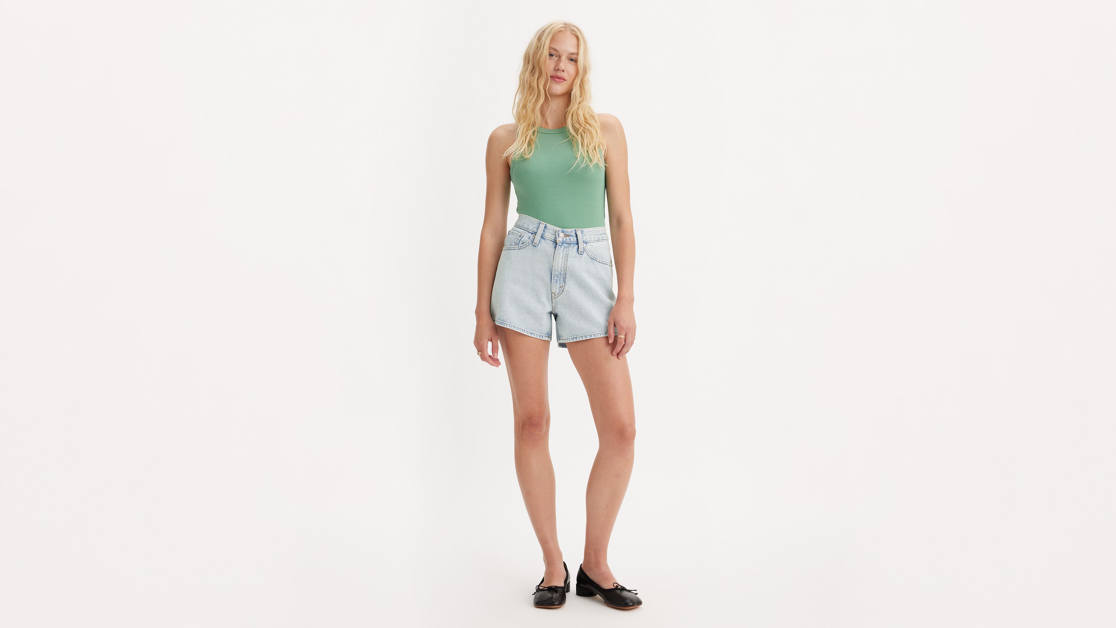 80s Mom Women's Shorts - Light Wash