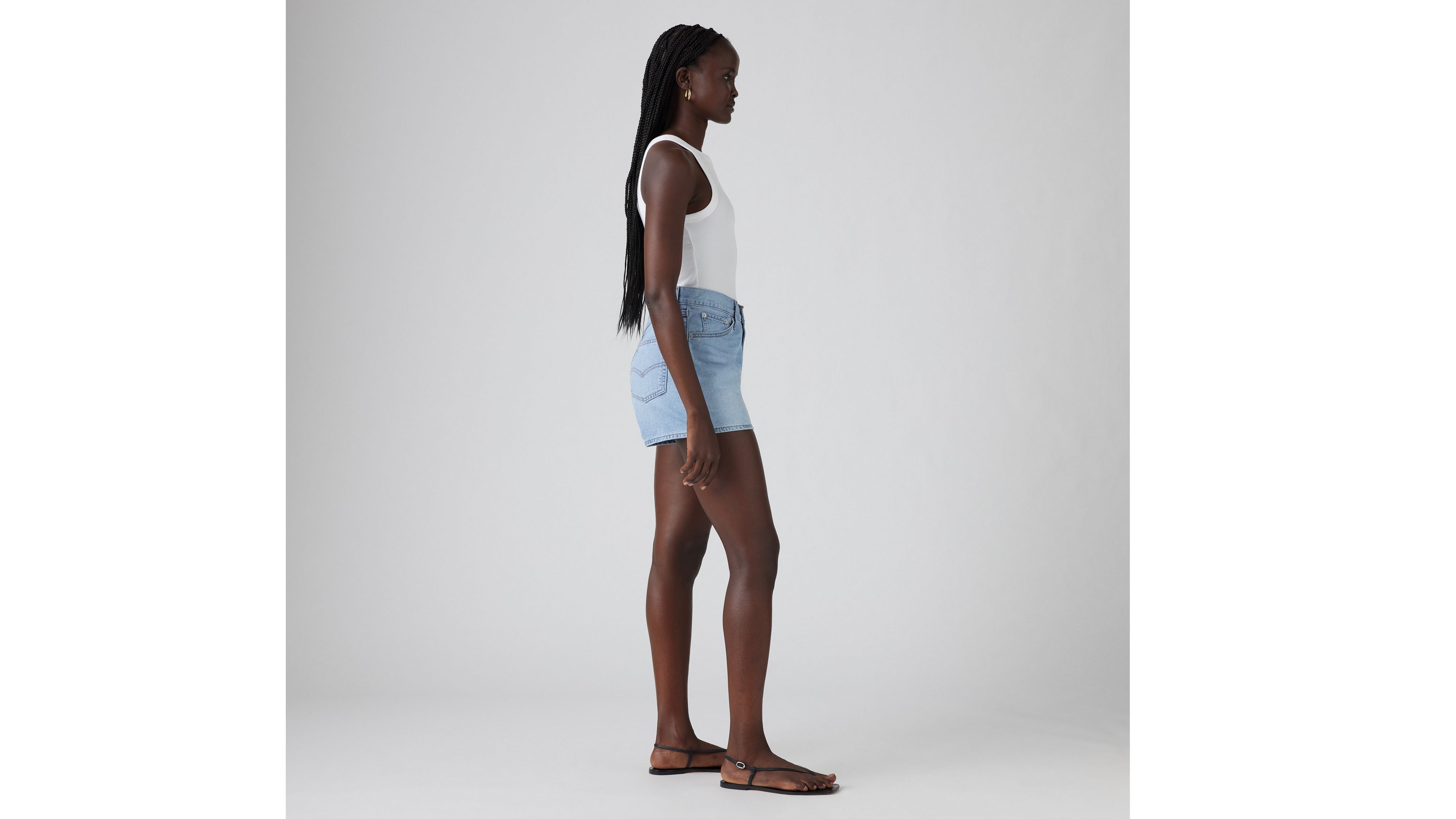 Shop Levi's 80's Mom Shorts In Cool Wise Owl