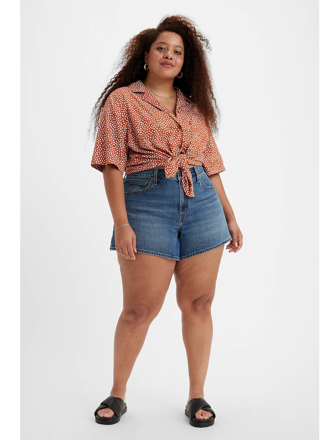 80's Mom Shorts (Plus Size) 1