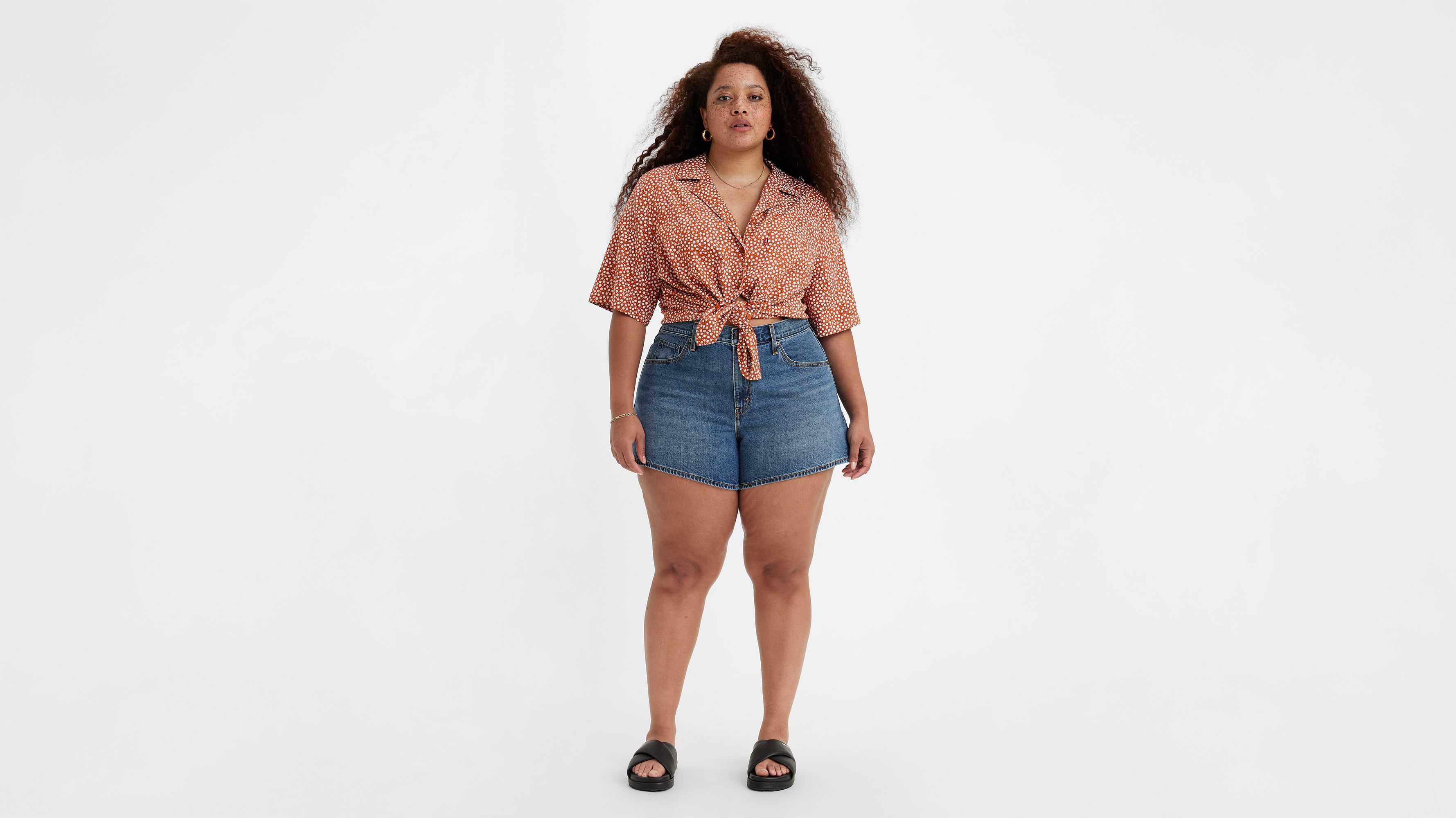80's Mom Shorts (plus Size) - Blue | Levi's® KZ