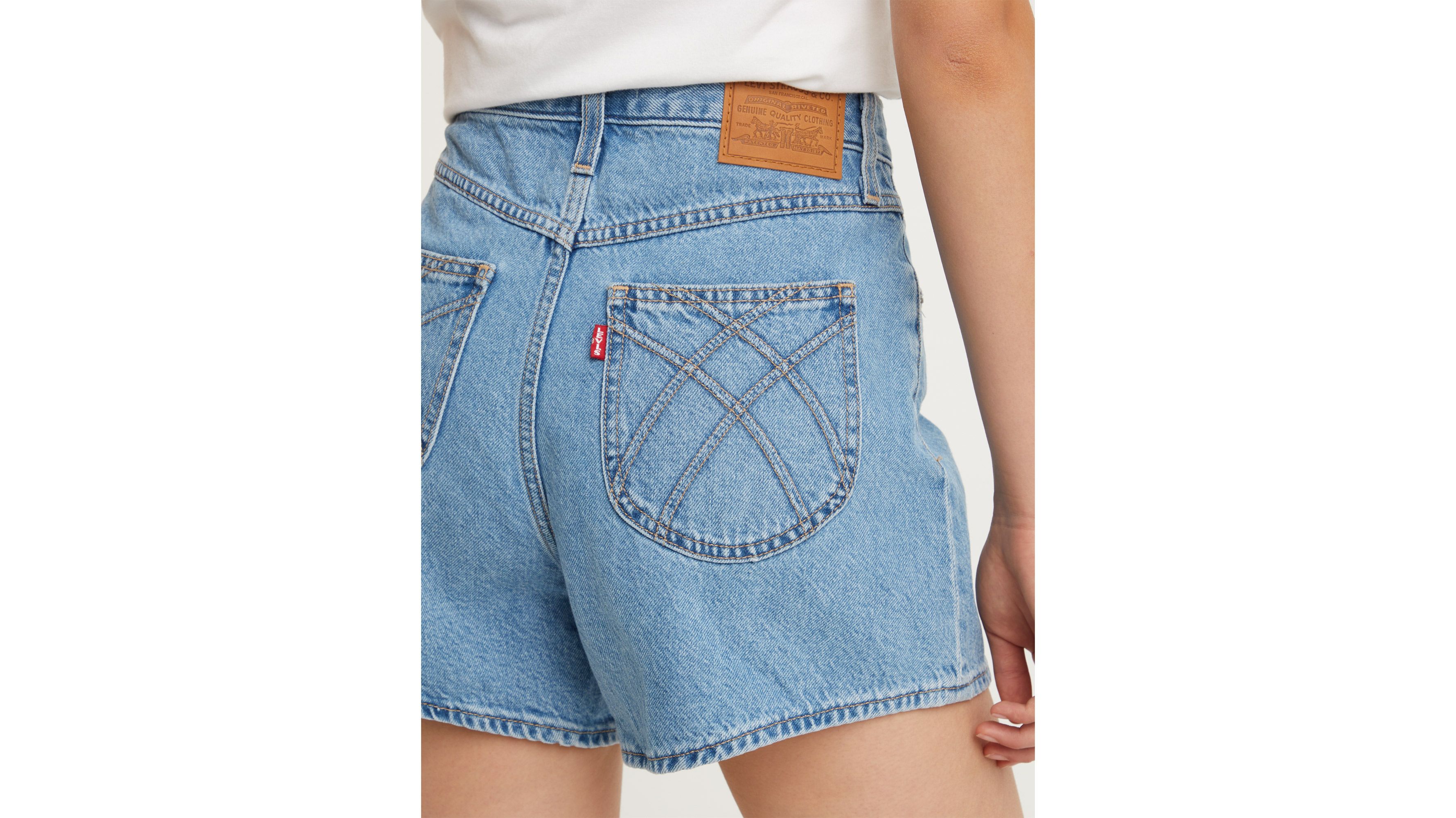 Mom jeans hot sale shorts levis