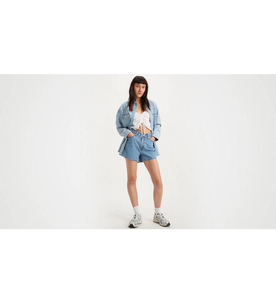 80's Mom Shorts - Blue | Levi's® IT
