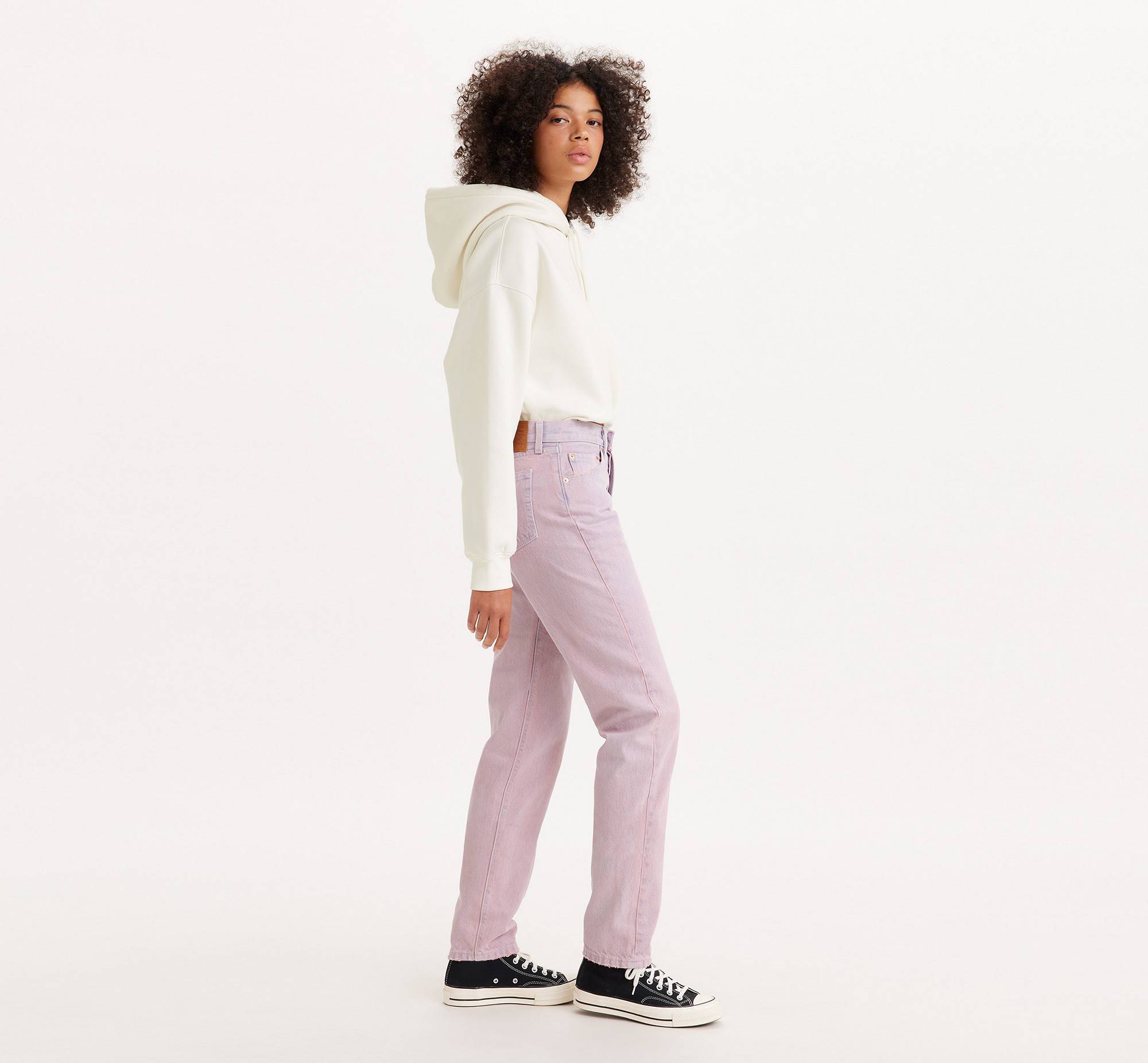 501® '81 Women's Colored Denim Jeans - Pink | Levi's® US