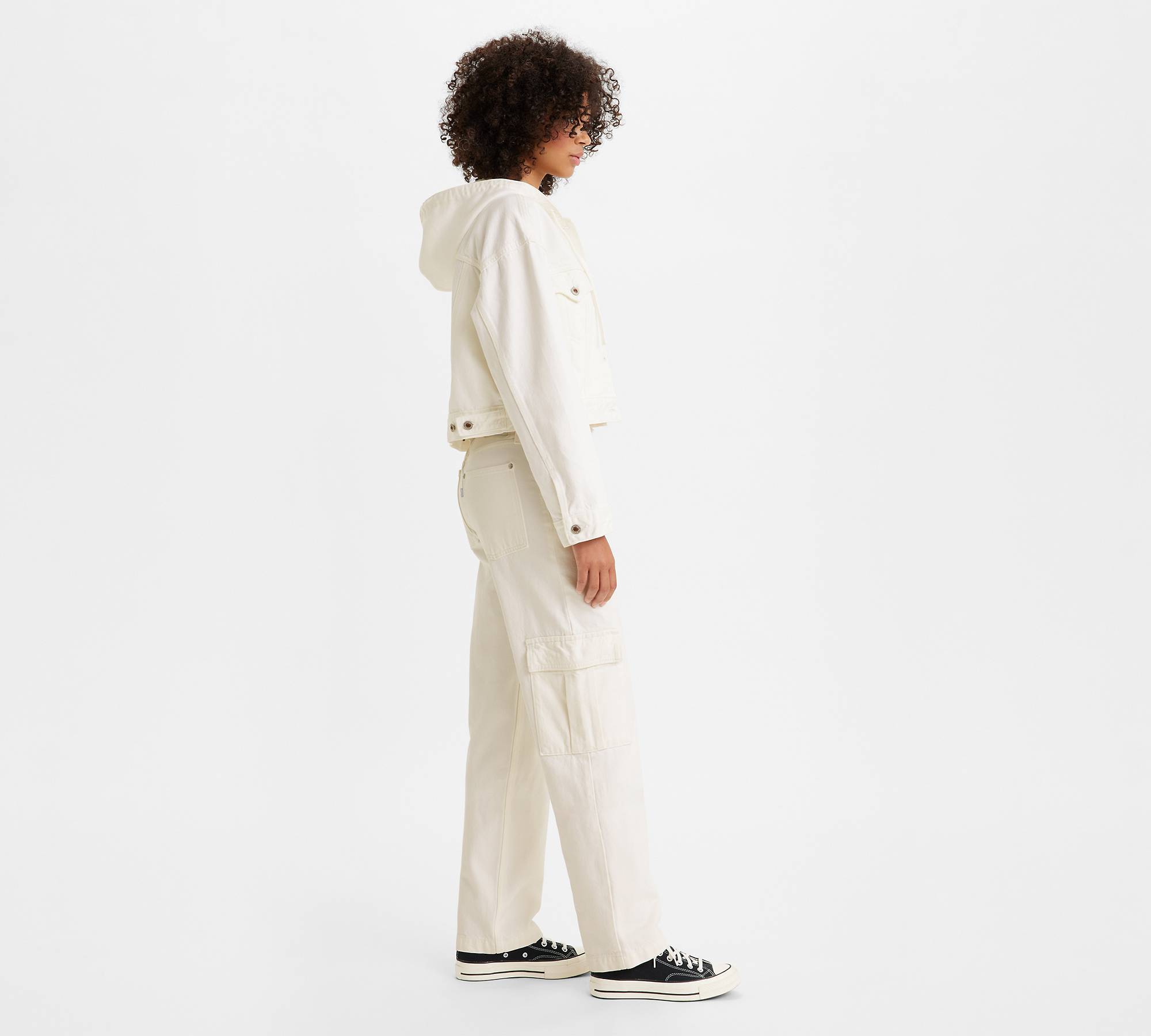 Levi's® Silvertab™ '94 Baggy Cargo Jeans - White | Levi's® GB