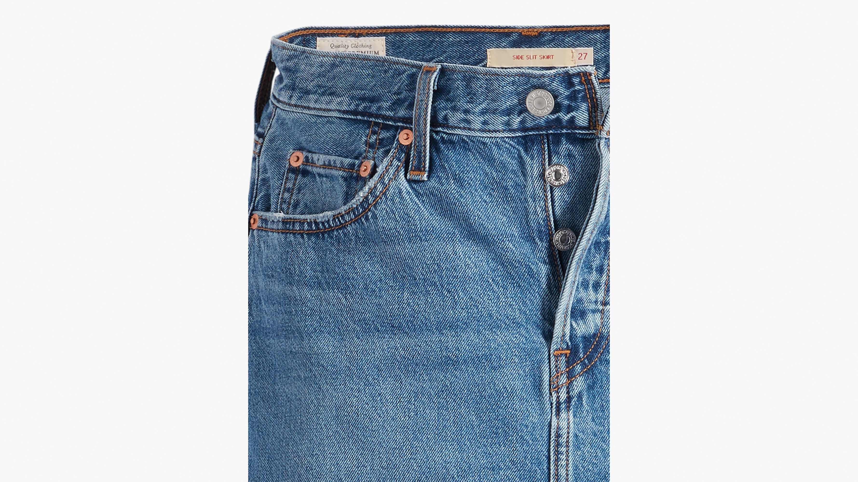 Nederdel med slids i siden 8