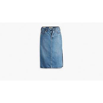 Side Slit Skirt - Medium Wash | Levi's® US