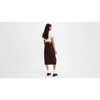 Side Slit Corduroy Skirt 3