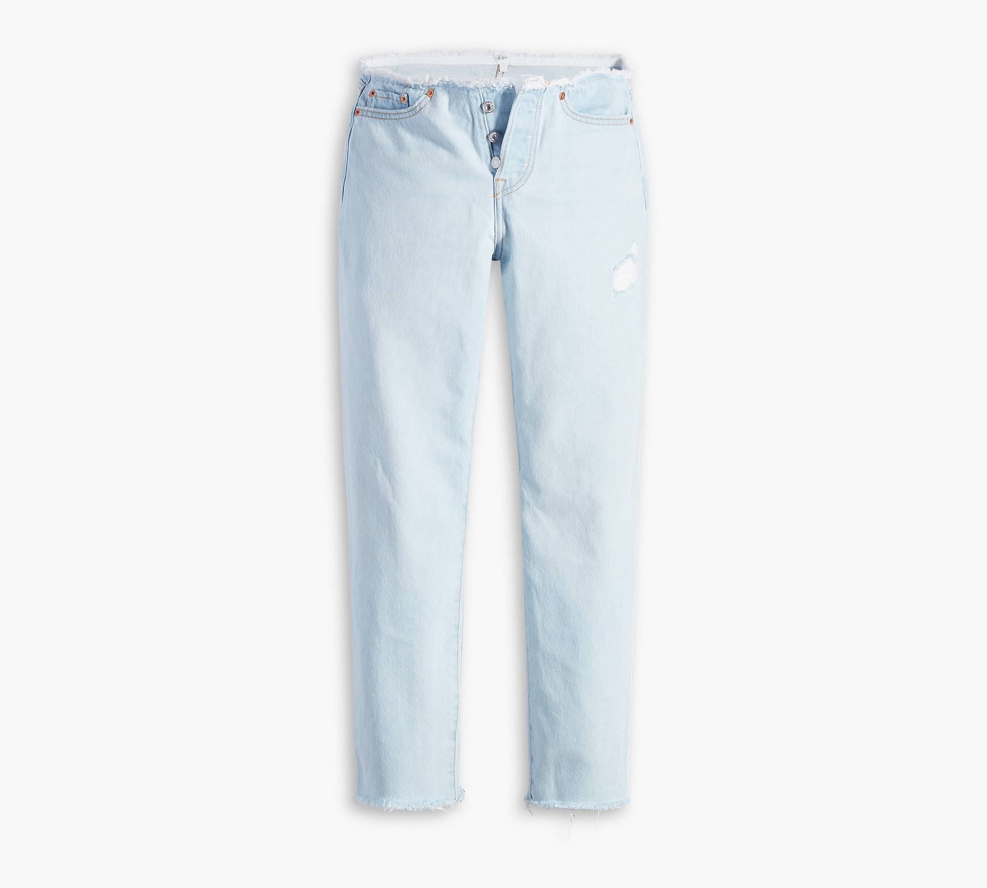 Wedgie Straight Ripped Waistband Jeans - Blue | Levi's® HU