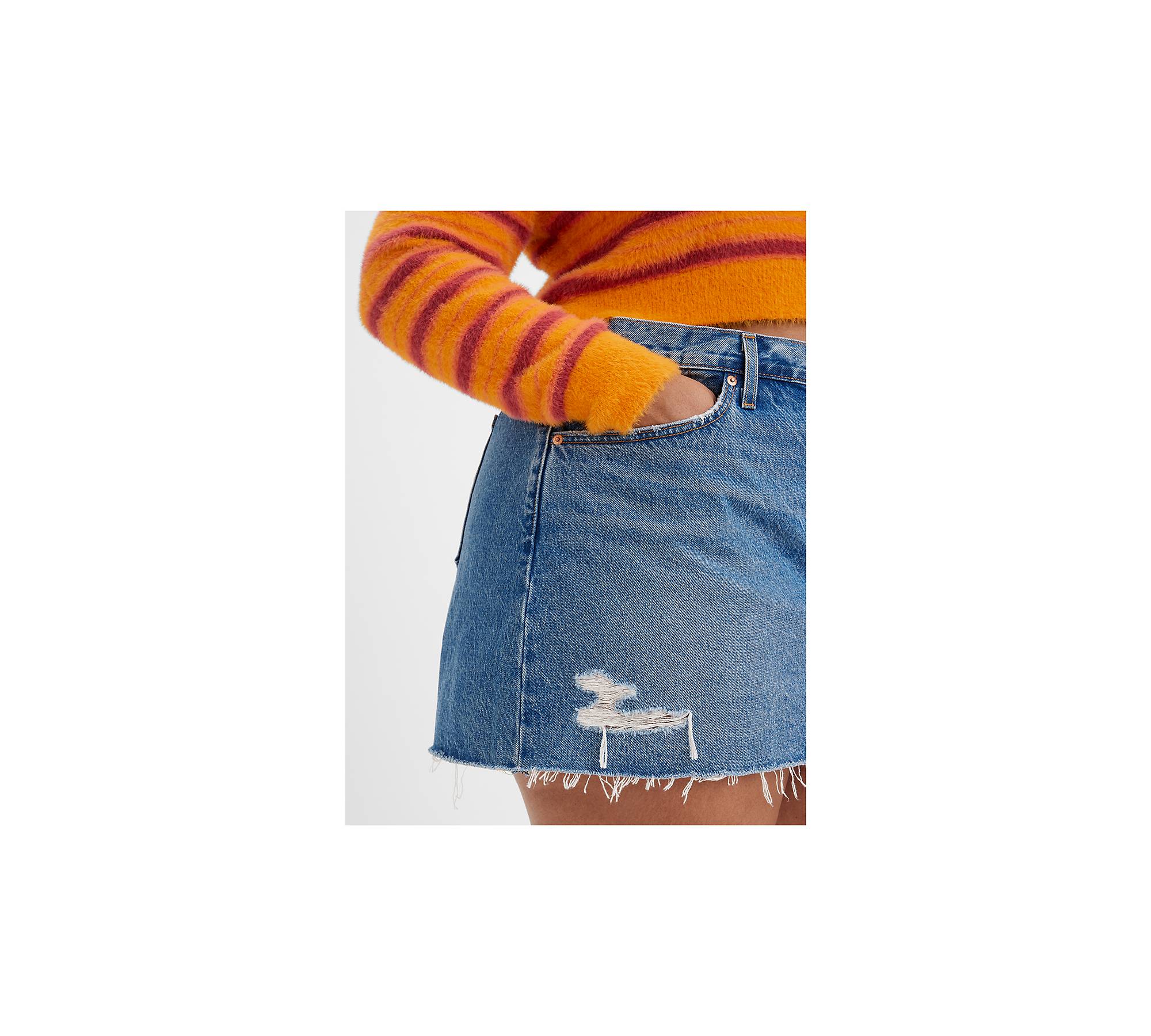 efterklang fugtighed kone New Icon Skirt (plus Size) - Blue | Levi's® GB