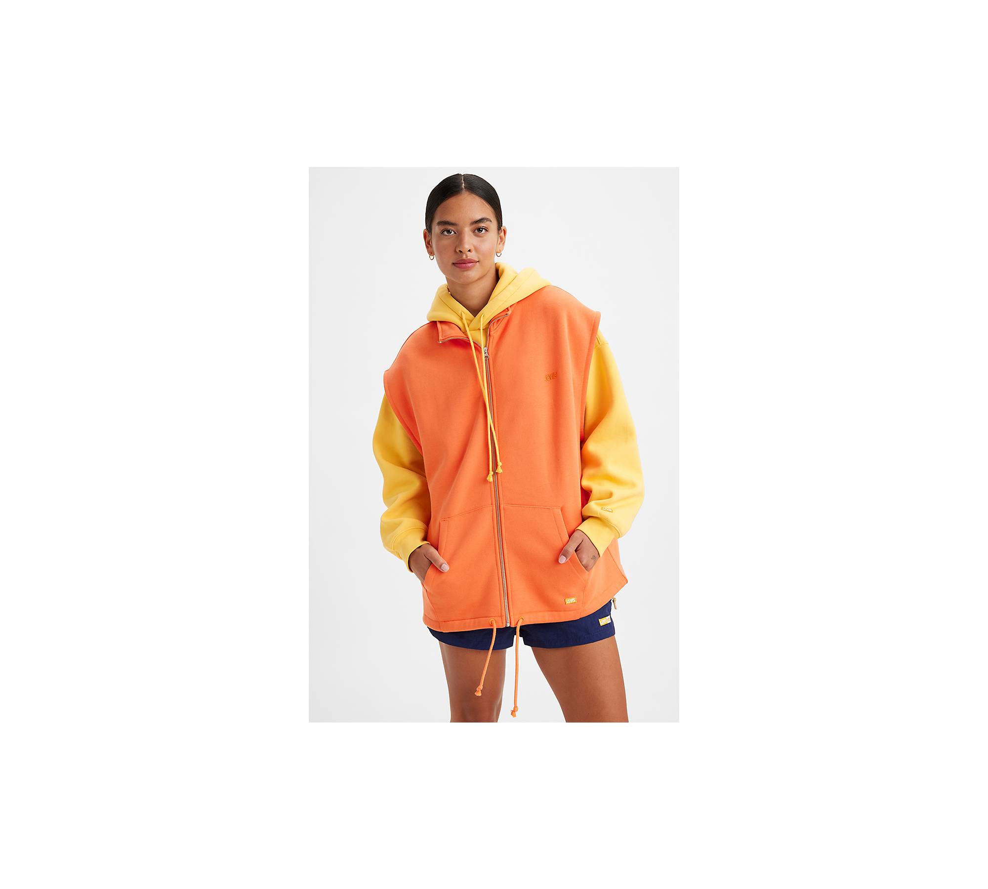 Gilet Sans Manches Sweat-shirt Levi's® Gold Tab™ - Orange | Levi's® FR
