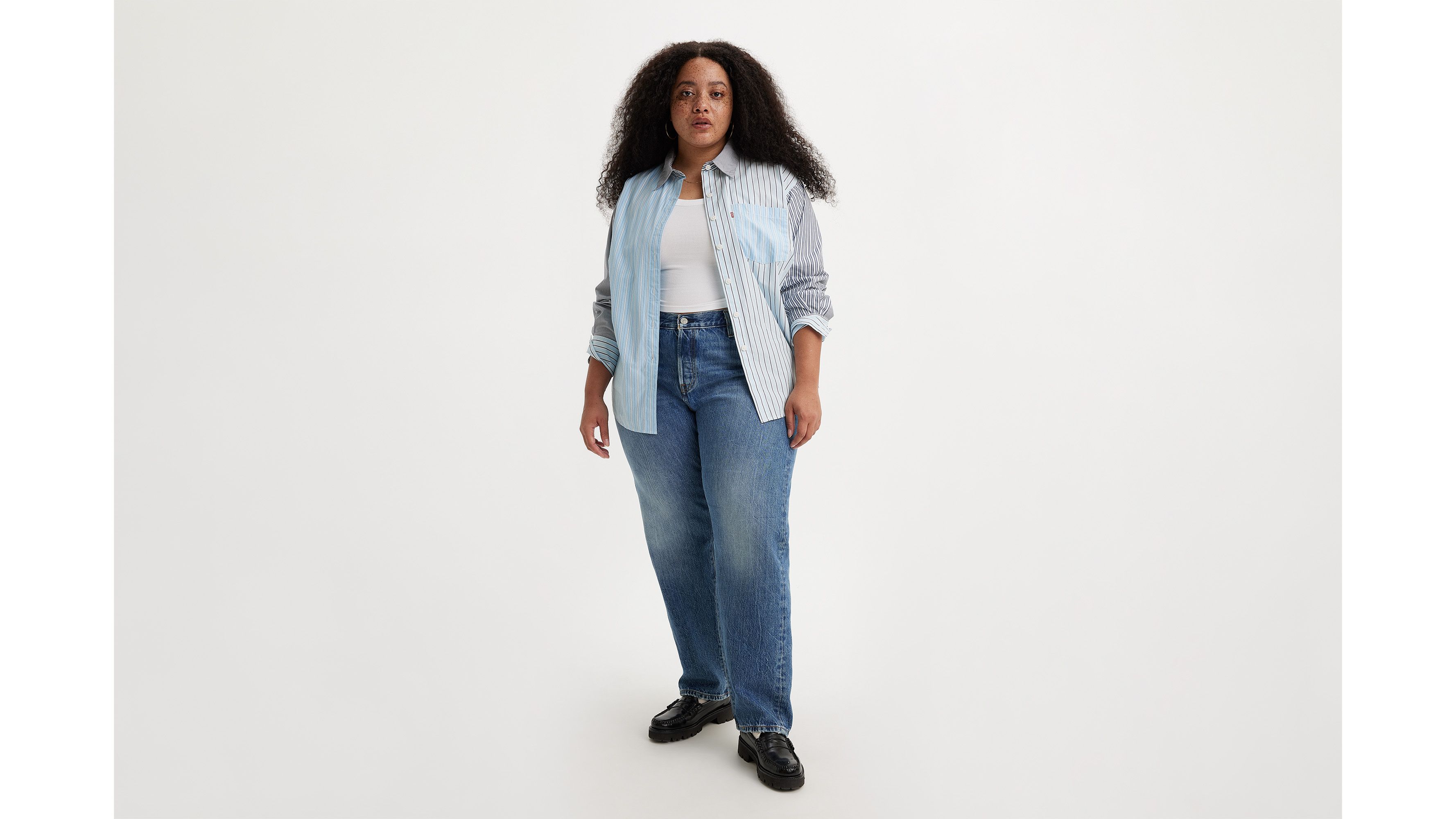 Levi's 501 '81 Women's Jeans (plus Size) 20m In Blue Beauty