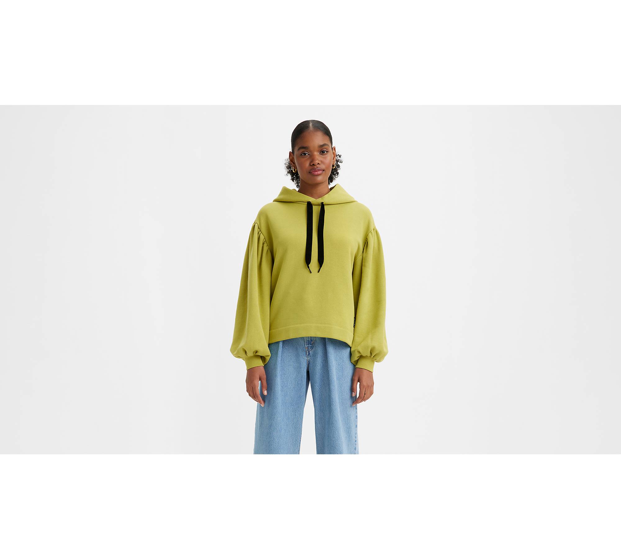 Akane Ruched Hoodie Sweatshirt - Green | Levi's® US