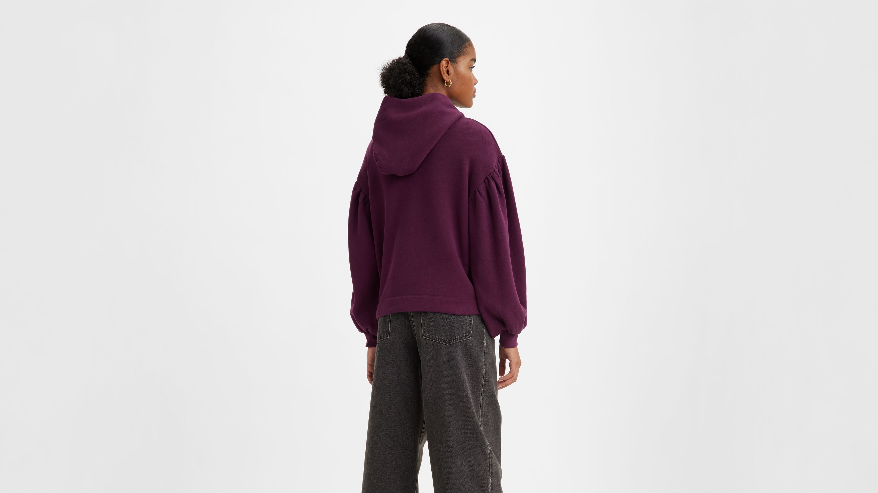 Sweat à capuche Akane Rusched 2