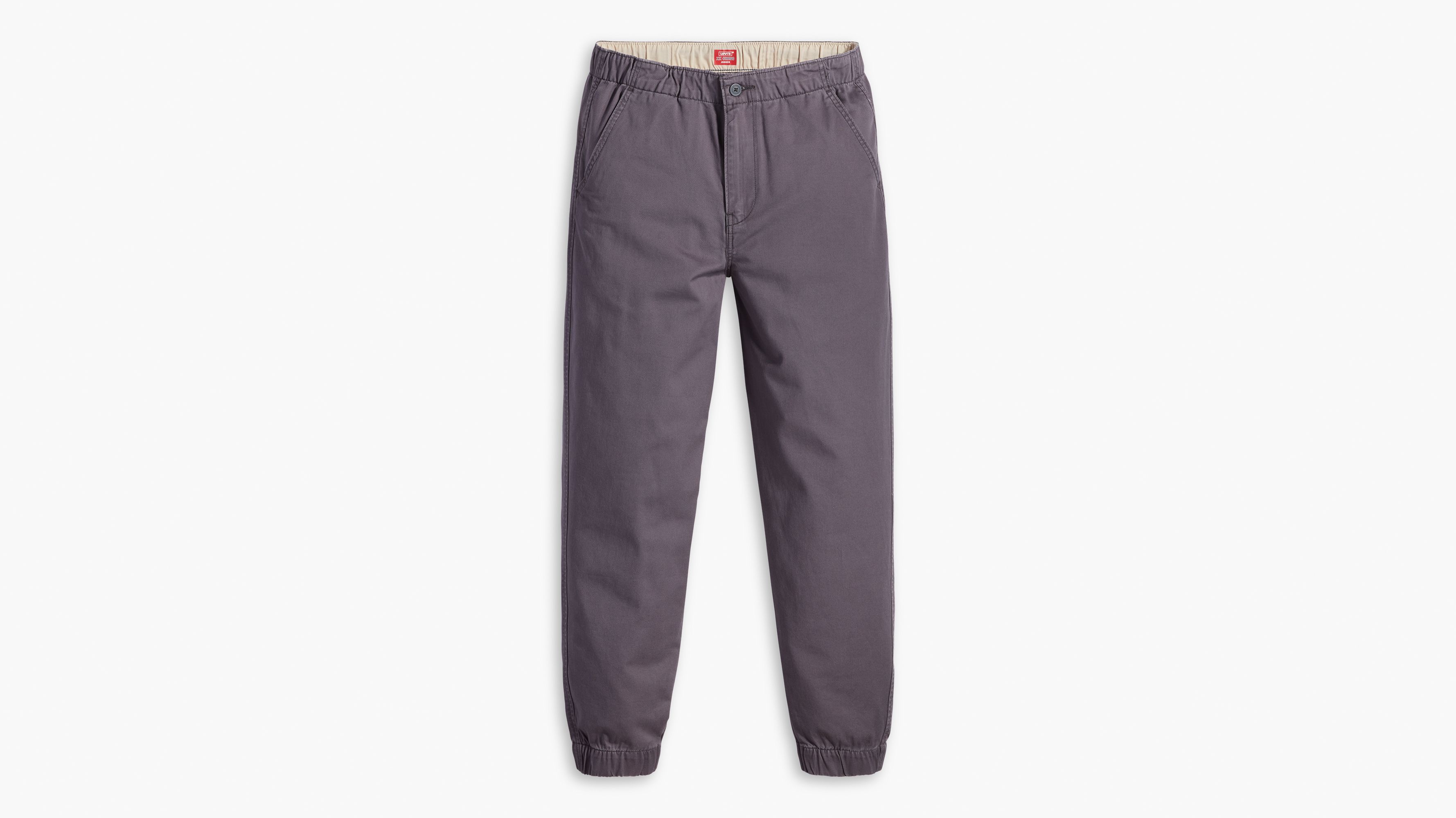 Favona - Dk Navy - Chino Joggers Extra Stretch Pants, Chinos