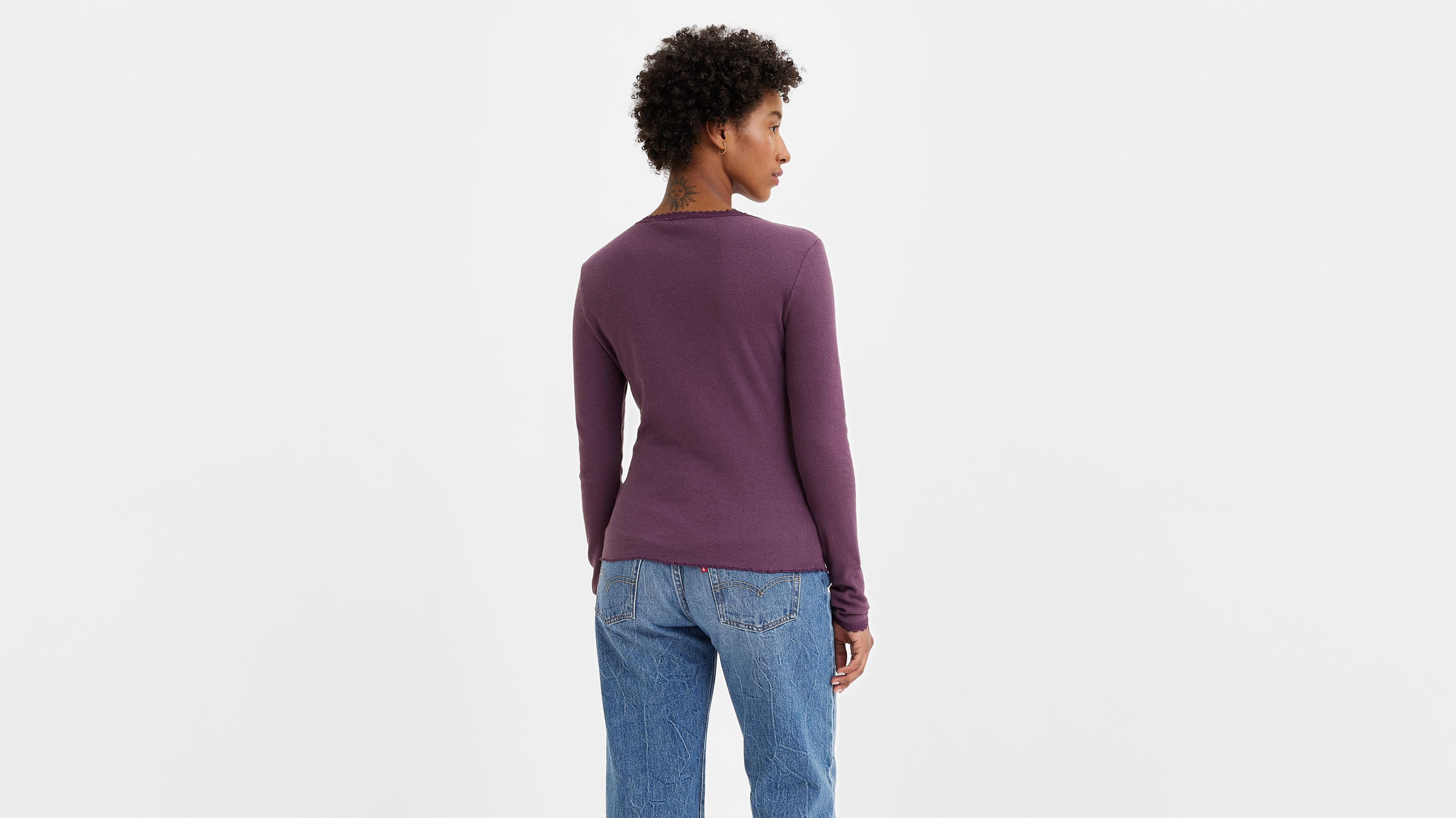 Levi\'s® Purple Long Sleeve Dry - Goods US | Top