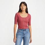 Dry Goods Pointelle Top 2