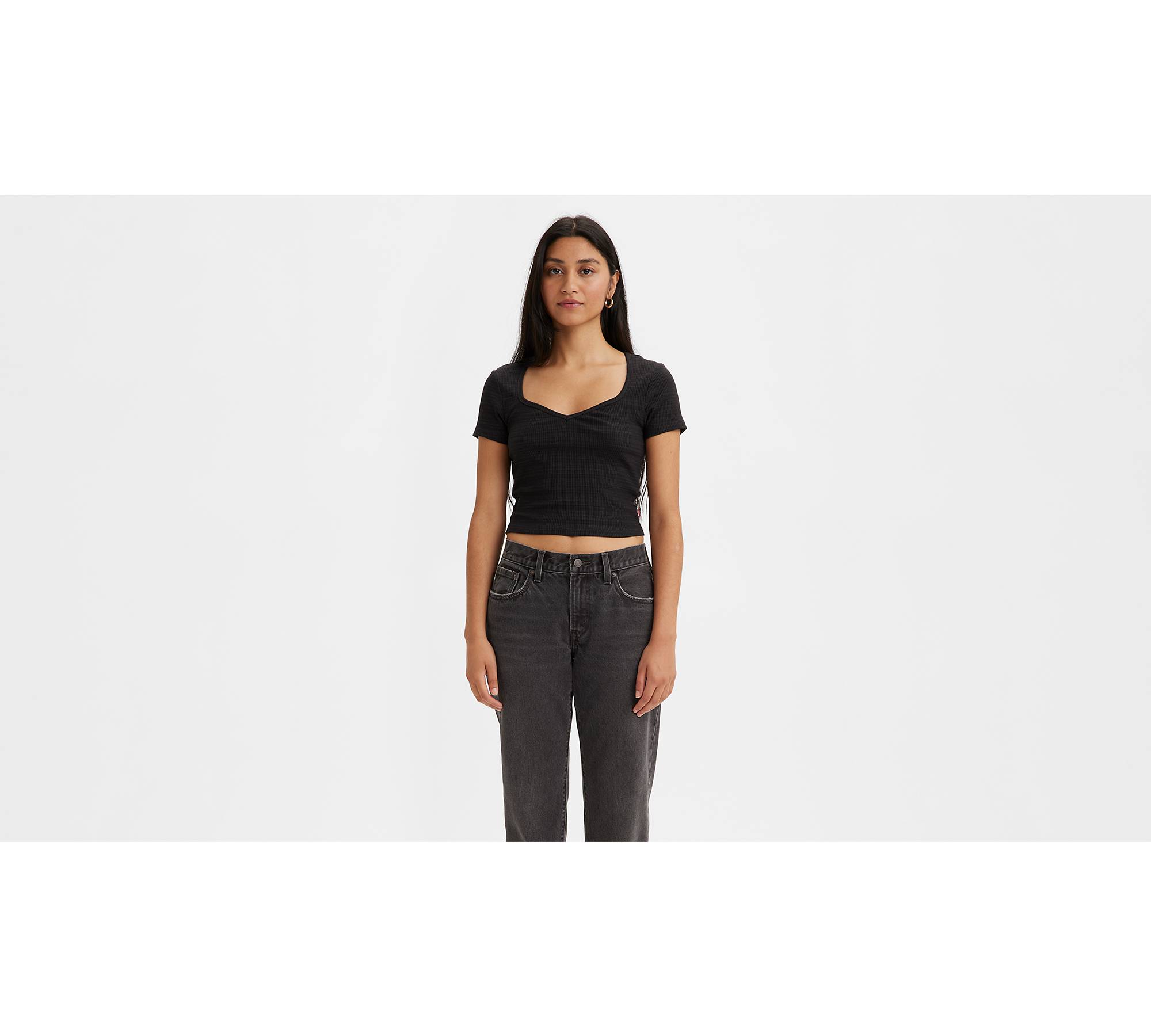 Carrie Sweetheart Top - Black | Levi's® US
