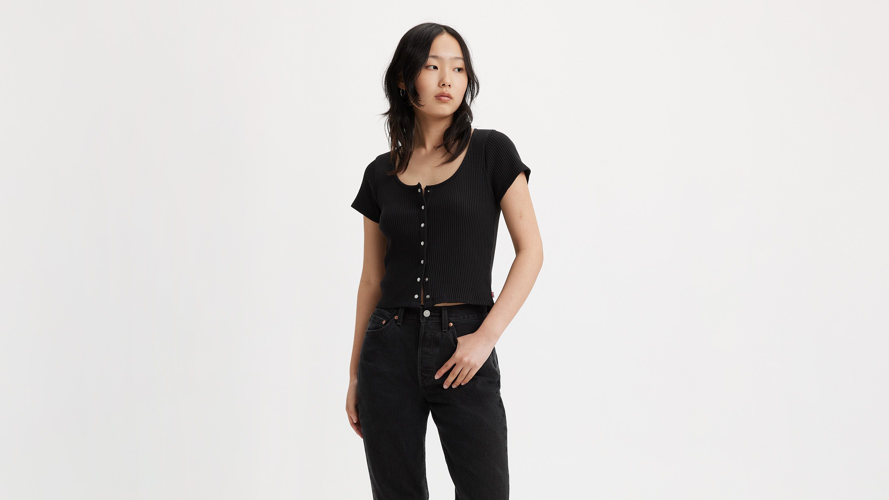 Levi's Britt Snap-front Top