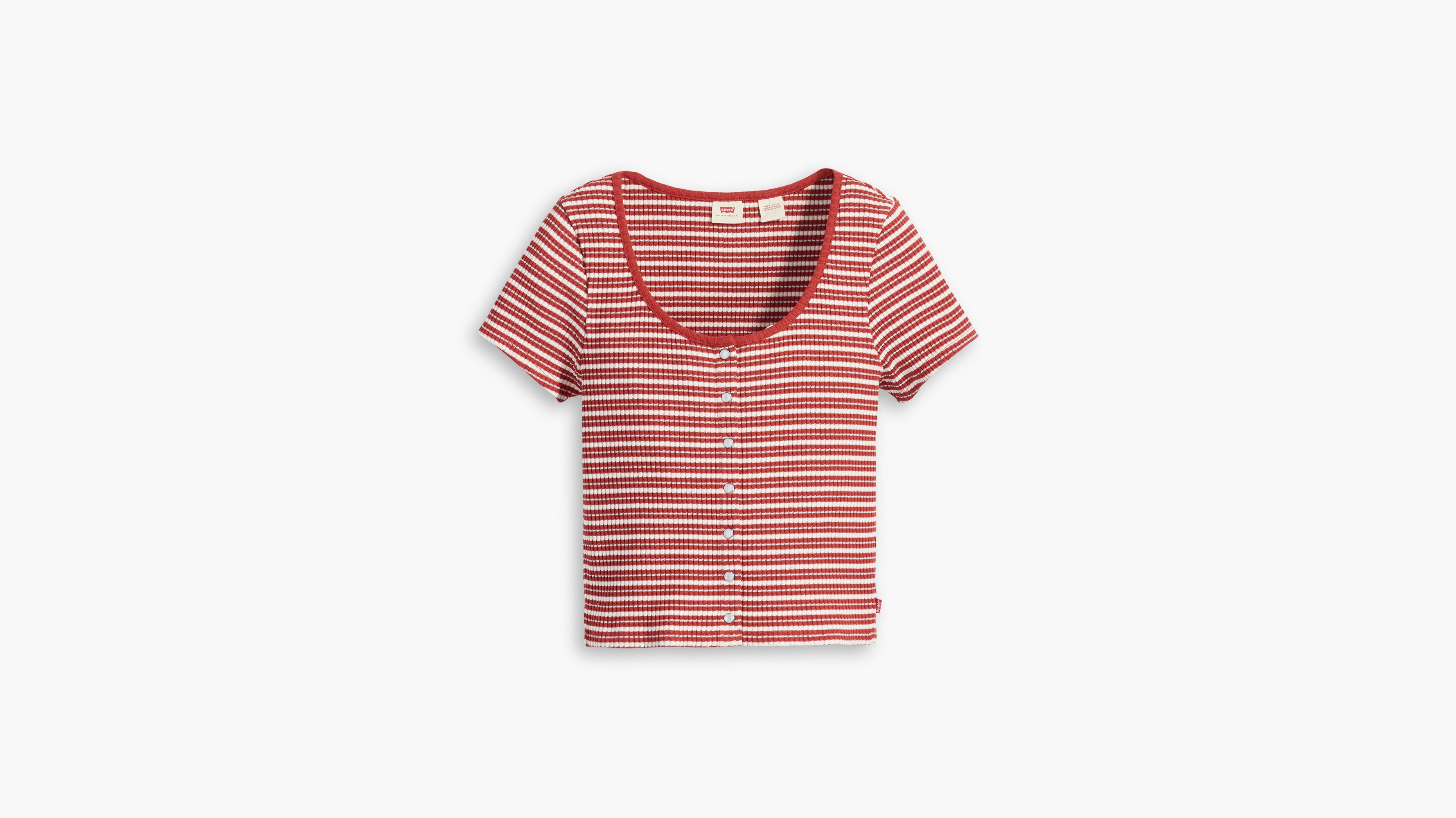 Short Sleeve Britt Snap Front Top 3