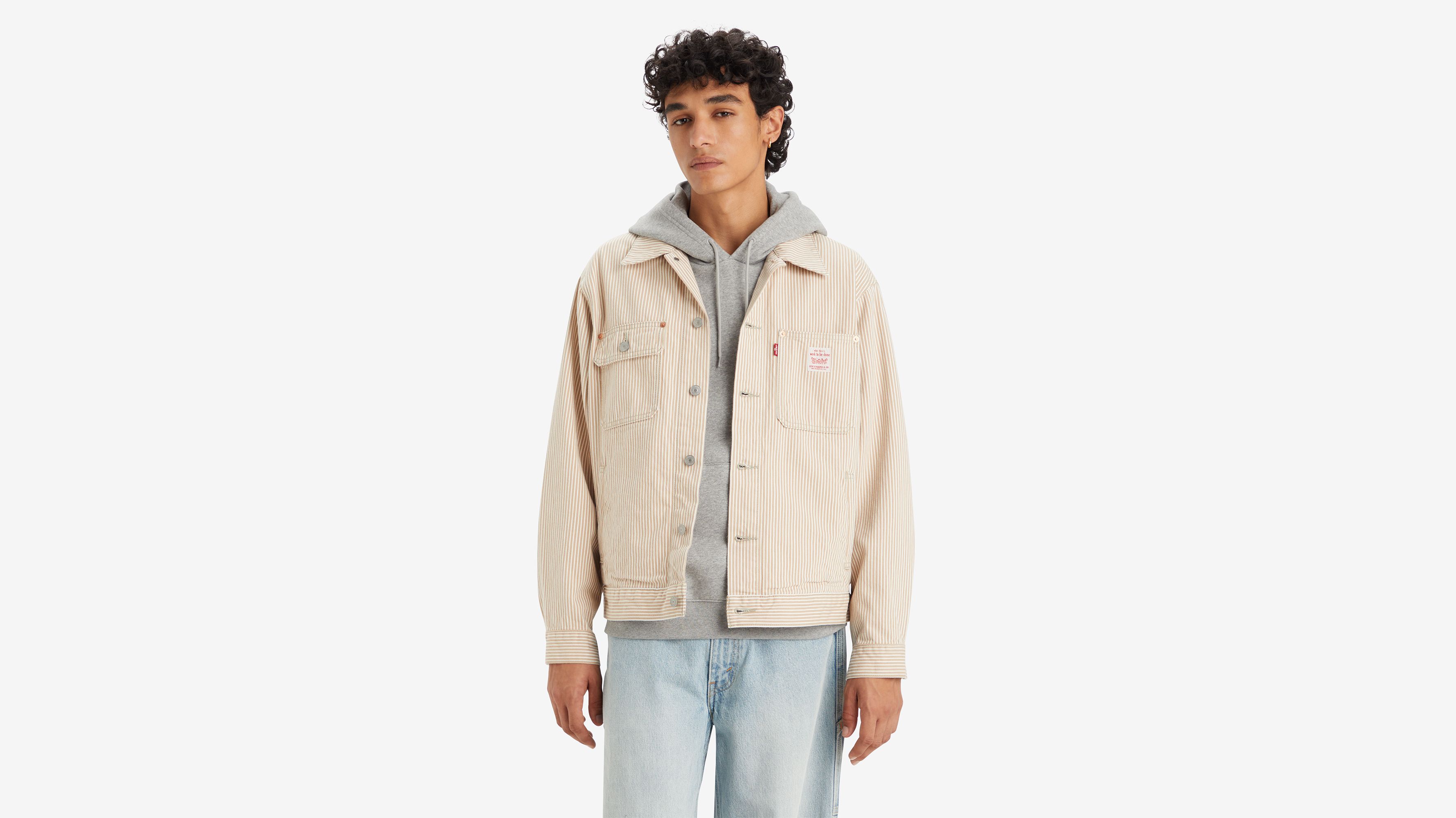 Sunrise Trucker Jacket - Beige | Levi's® GB