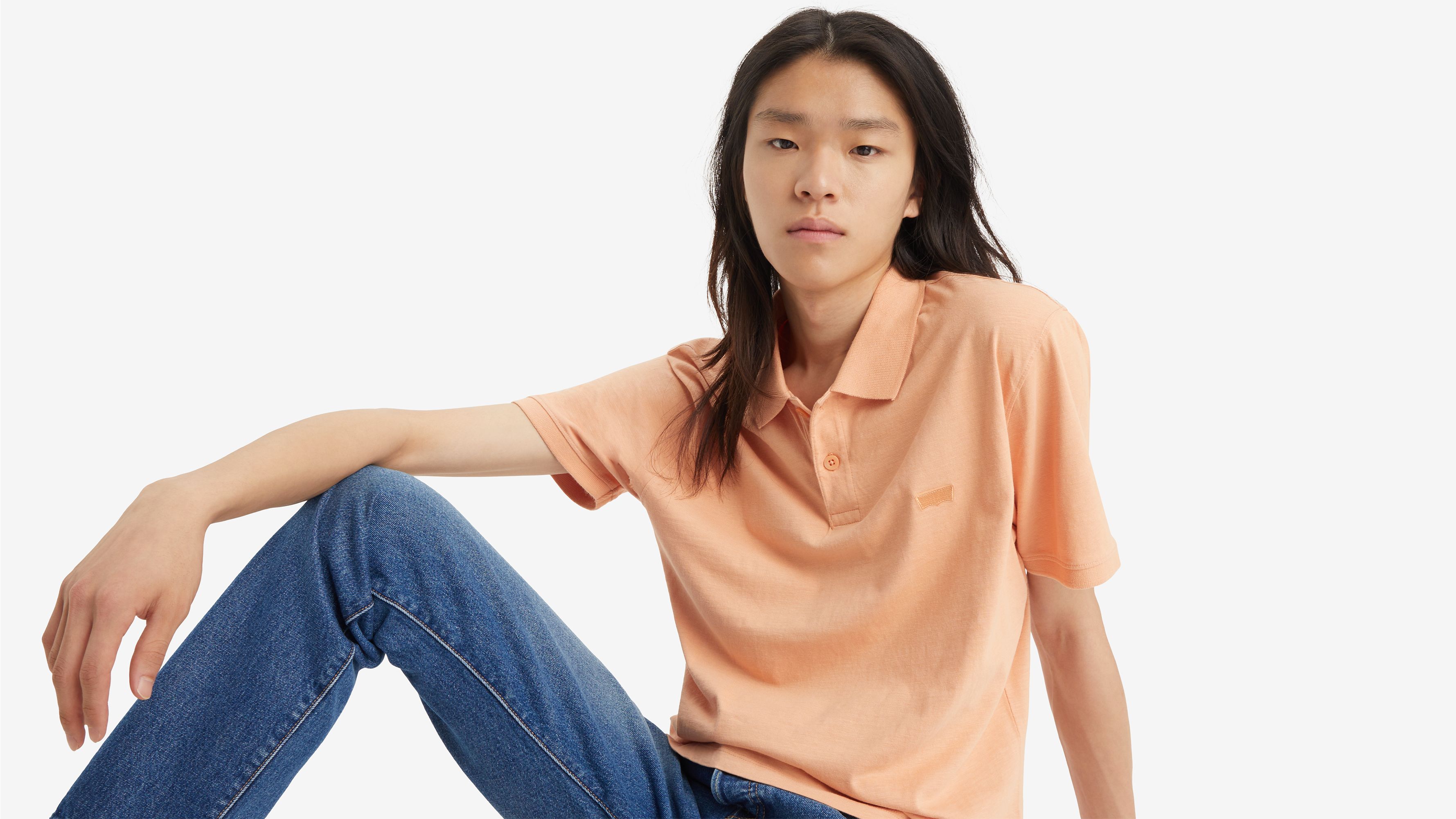 polo-slim-housemark-orange-levi-s-fr