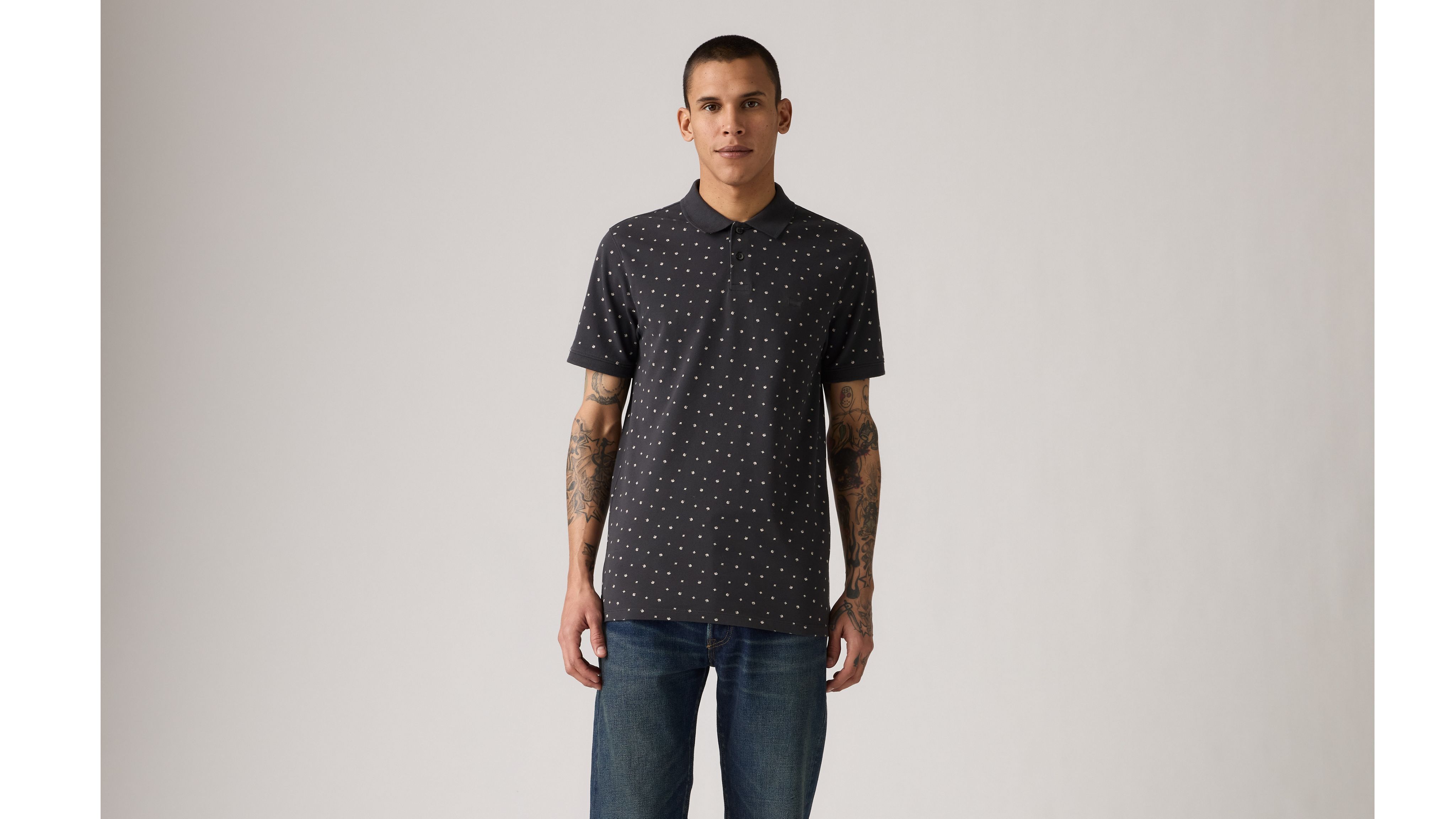 Slim Housemark Polo Shirt