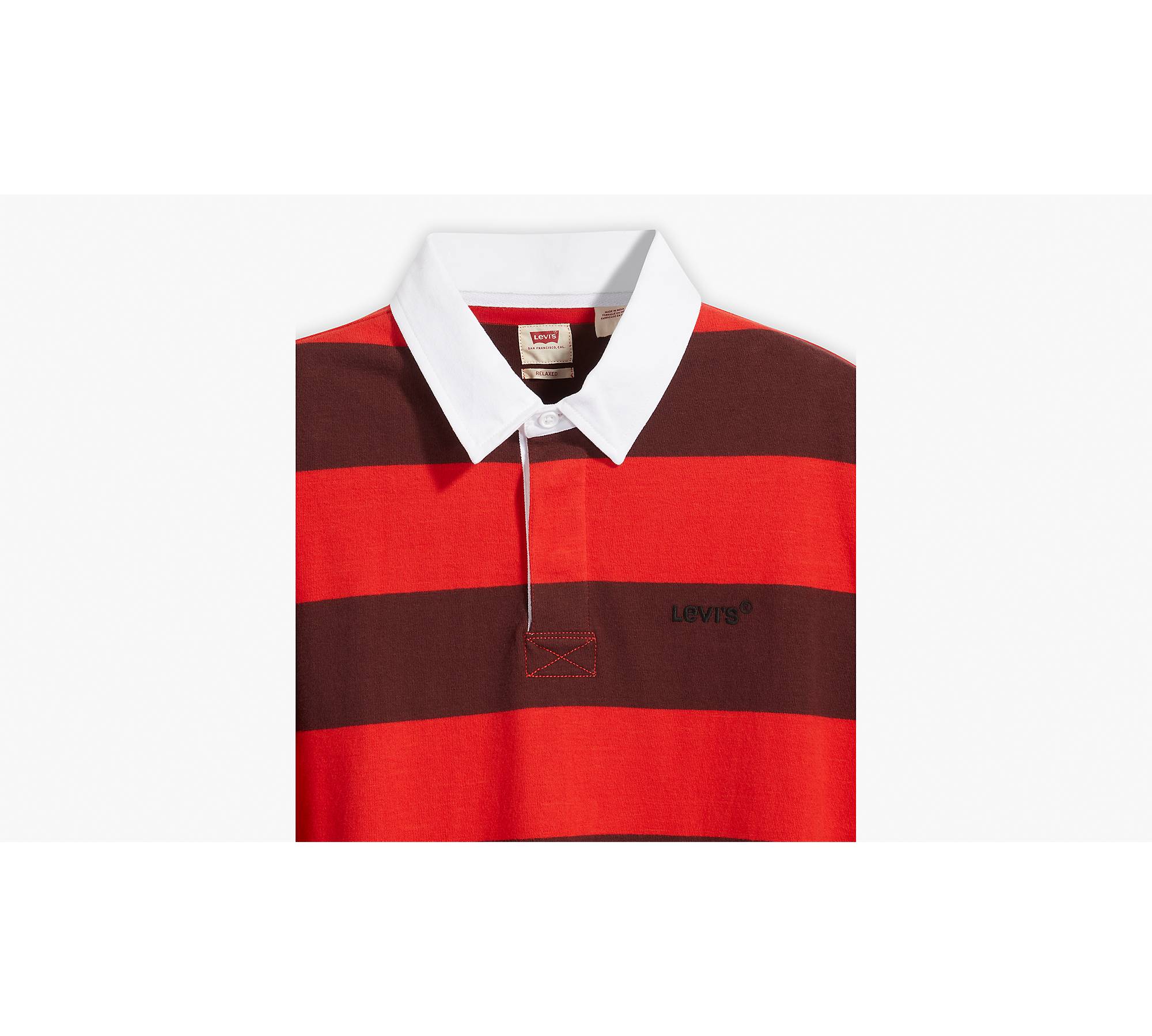 Union Rugby Polo Shirt - Red | Levi's® US