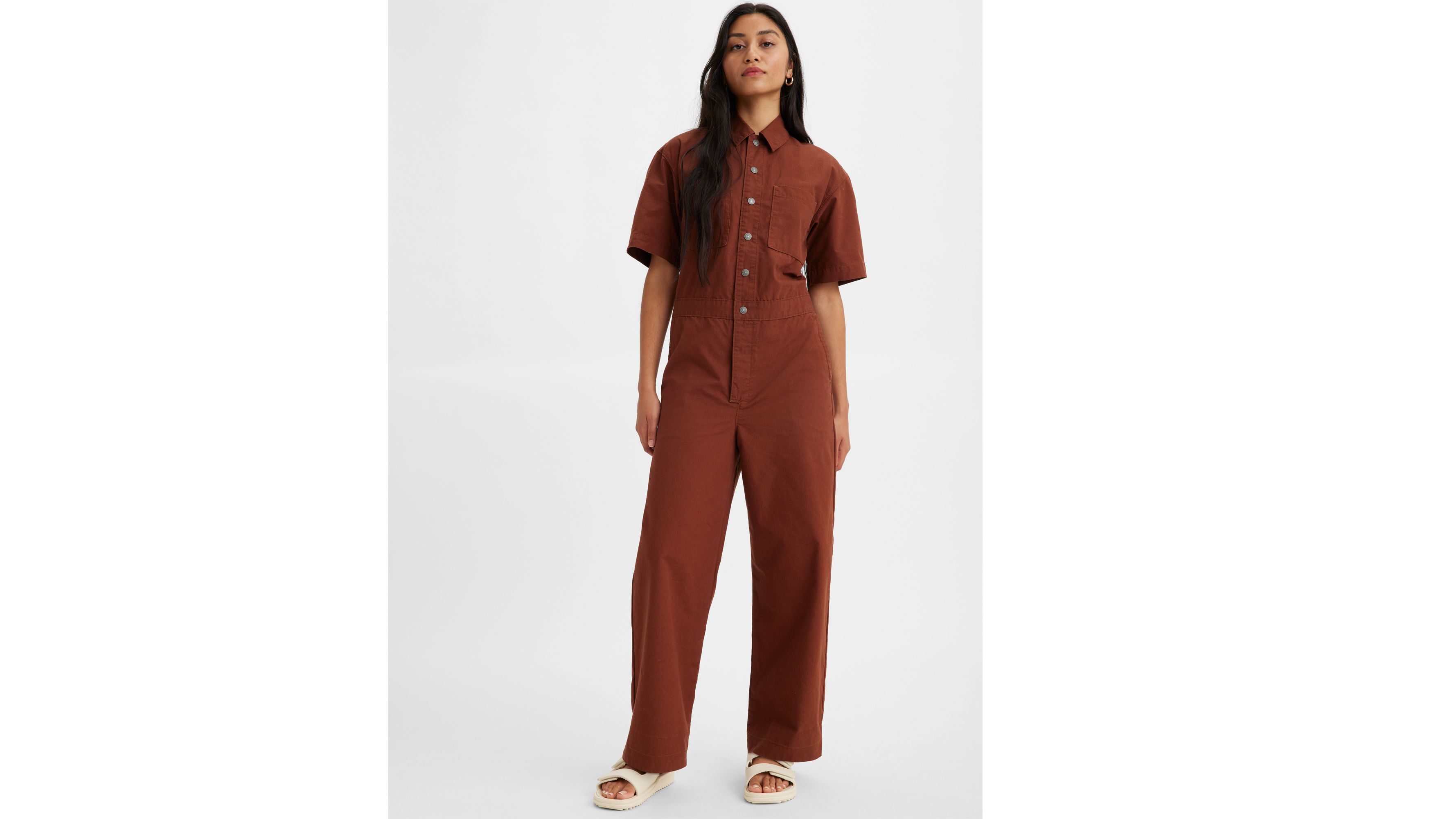 Short Sleeve Boilersuit - Red | Levi's® US