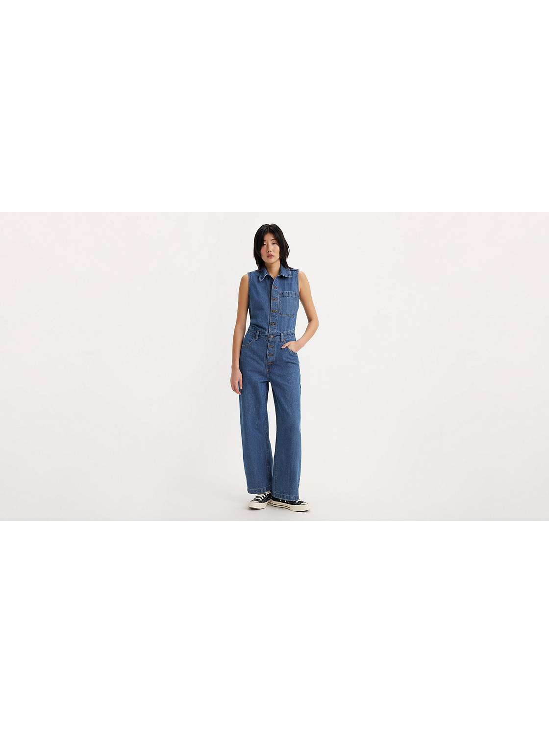 2023 Summer Overalls for Women Plus Size Fit Casual Cotton And Linen Loose  Dungarees Bib Pants with Pockets Sleeveless Dressy Jumpsuits Long Pants